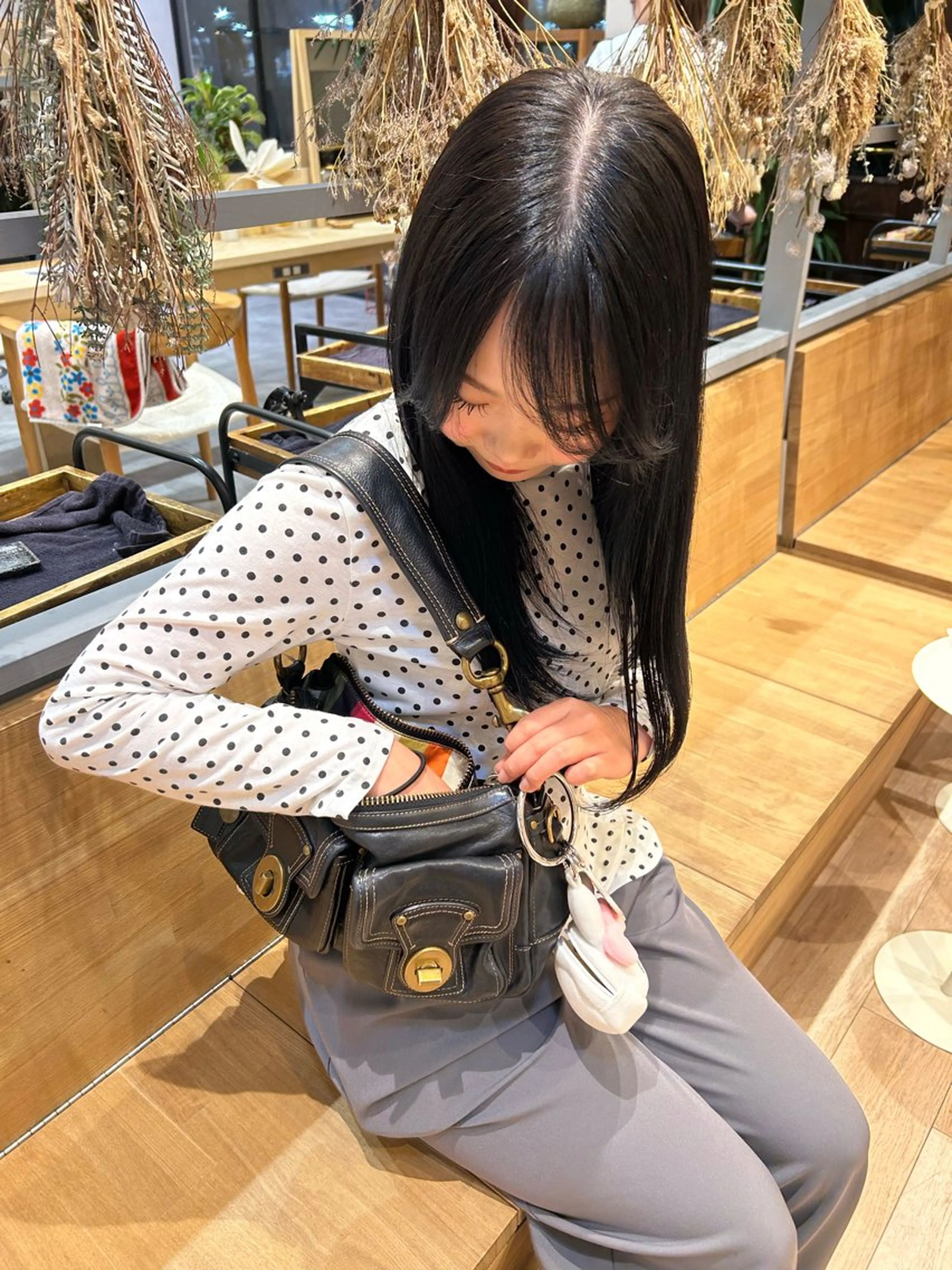 ロング カラー ヘアカラー 田中 紫苑のヘアスタイル