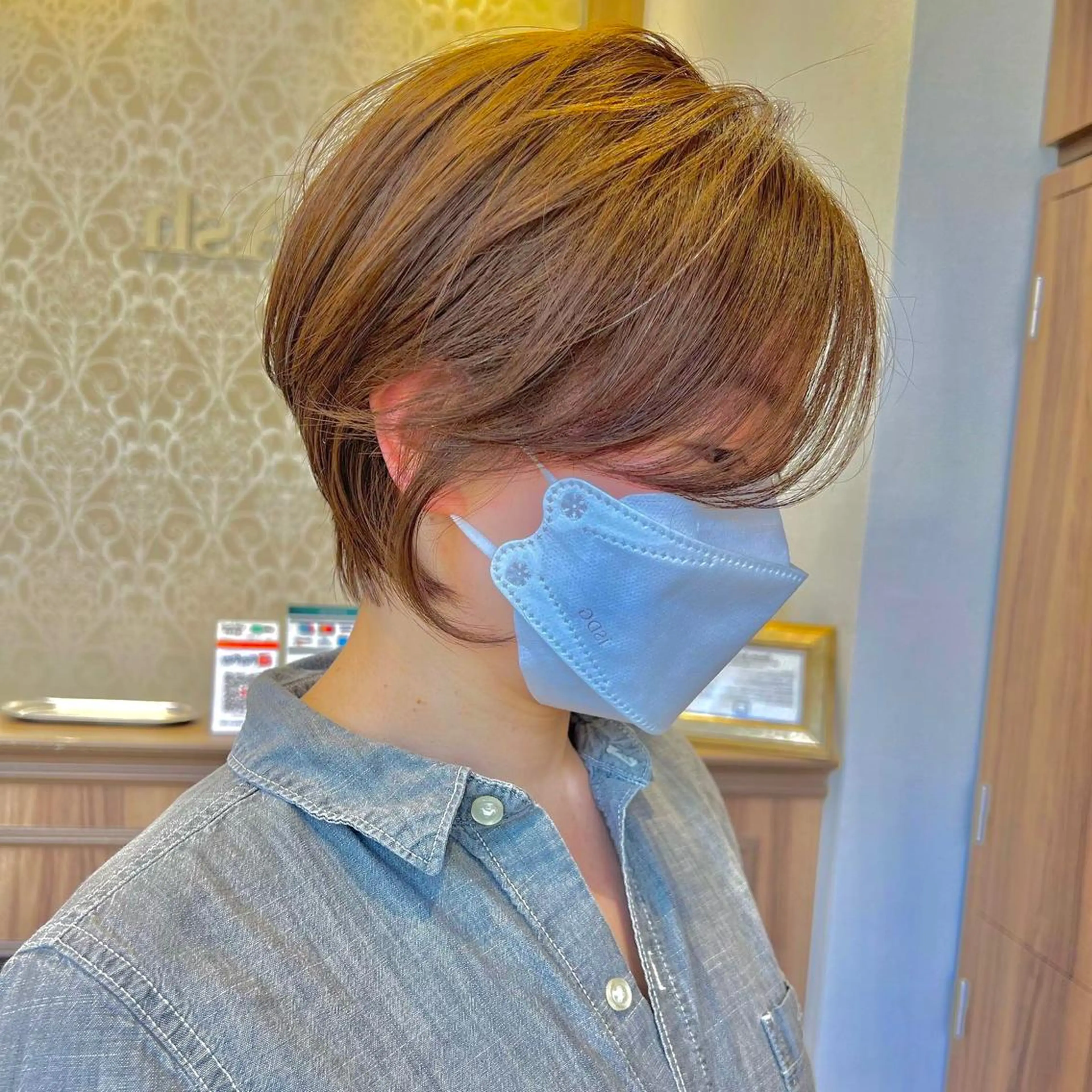 ショート カット ヘアカラー トリートメント 大人ショート/ 高下将一のヘアスタイル