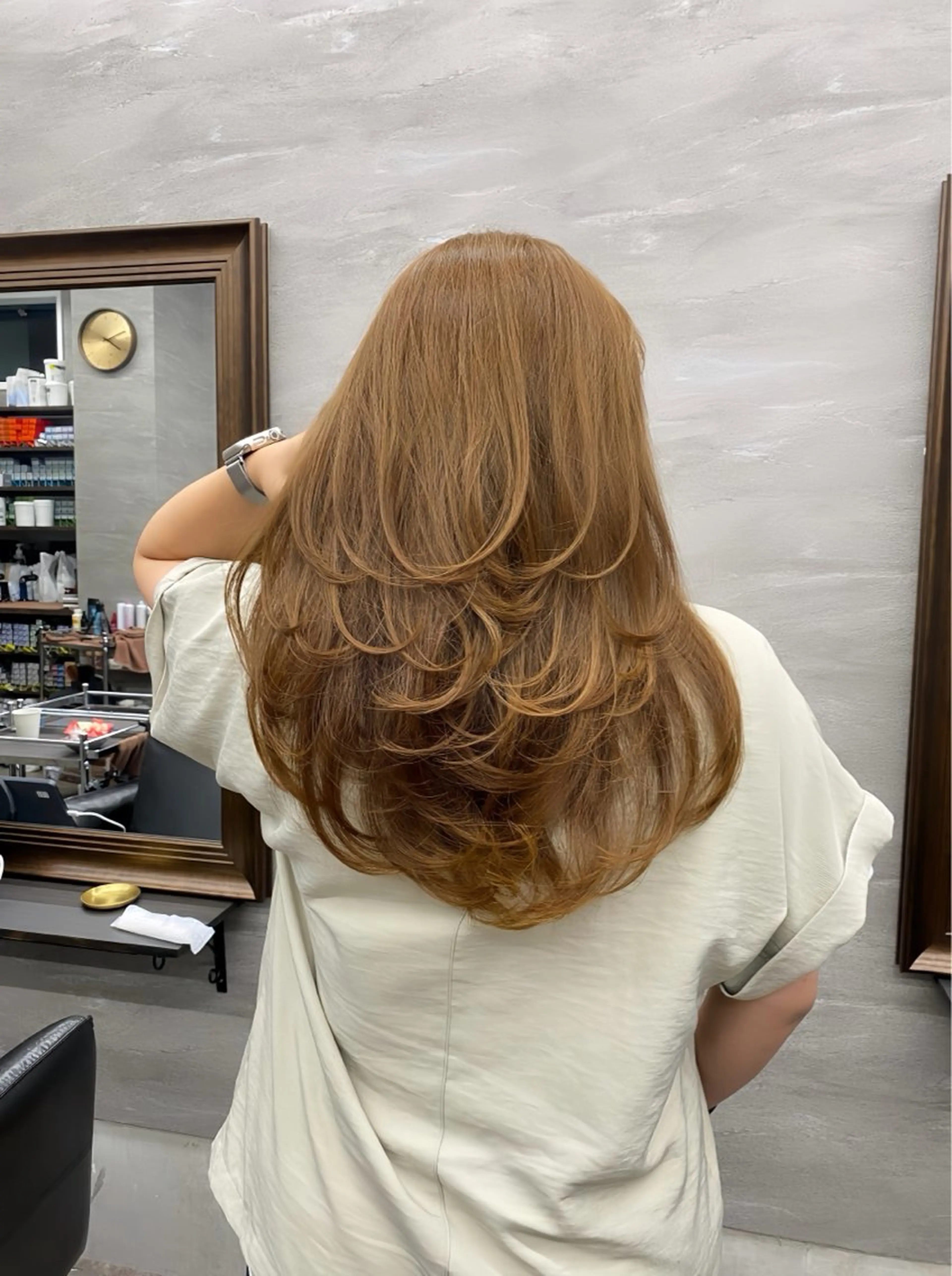 ロング カラー カット ヘアカラー 🔷似合わせのプロ KUMA🔷のヘアスタイル