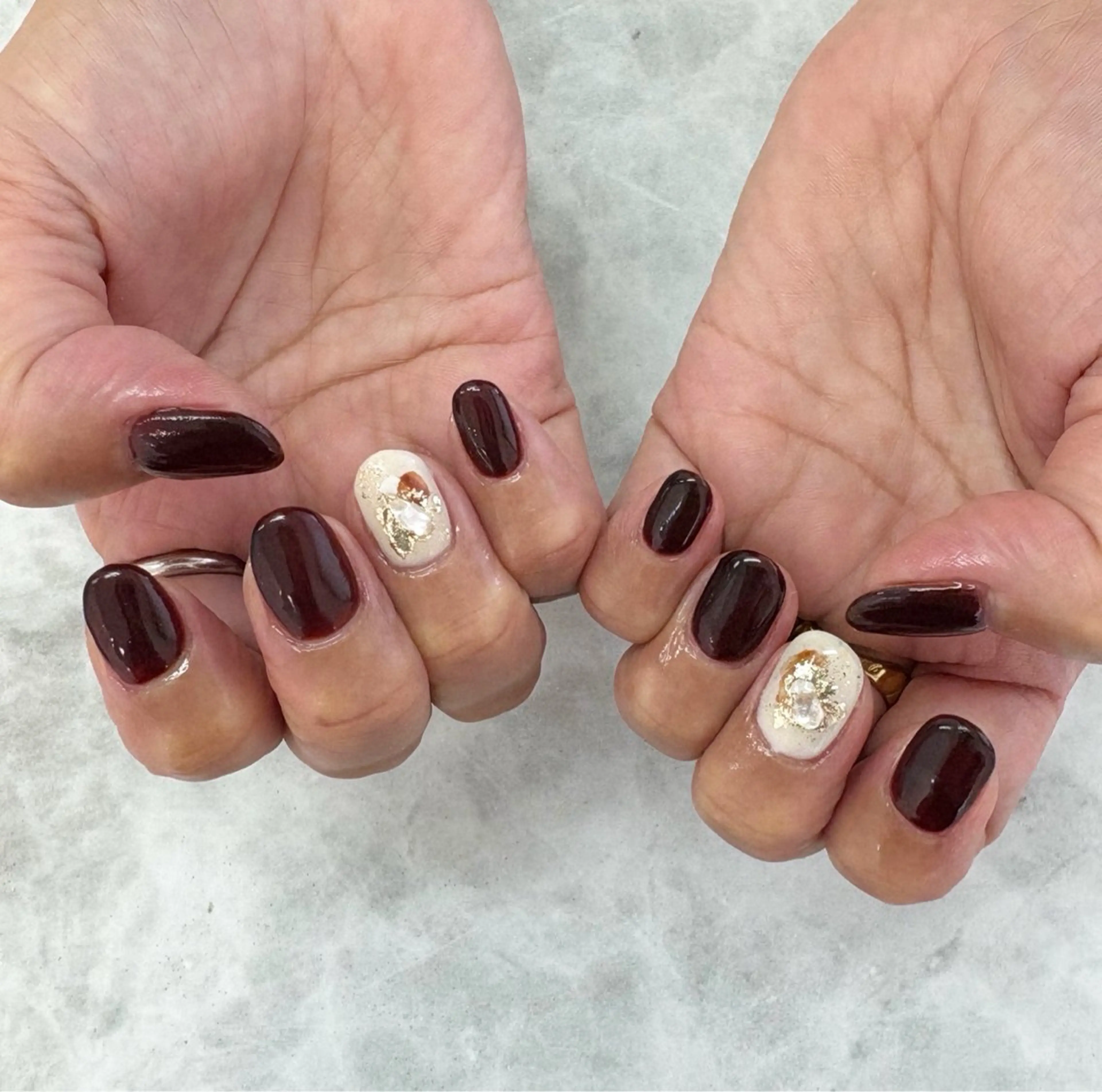 ネイル アートネイル ニュアンスネイル Bianca関内 USUI🐢のネイルデザイン