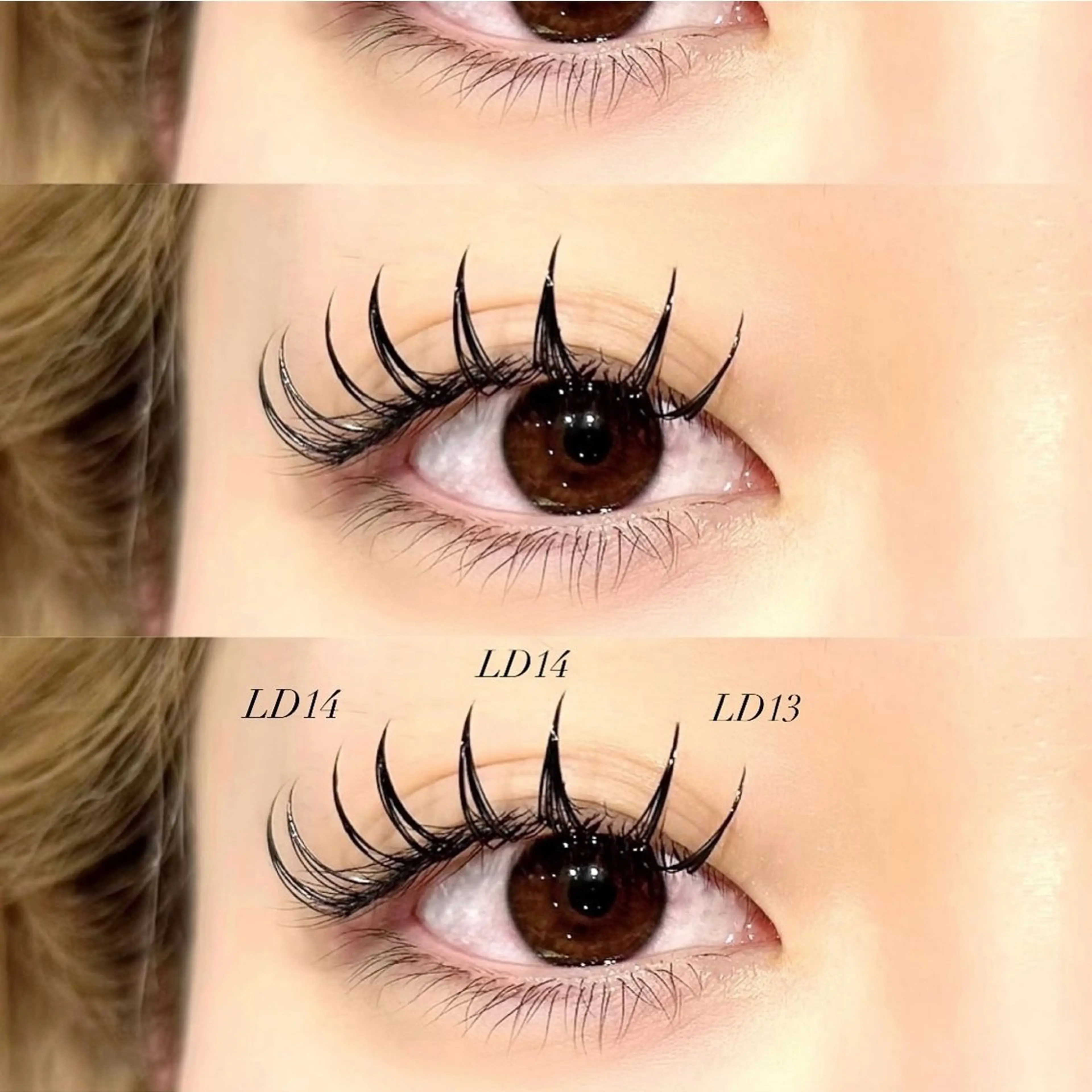 マツエクダブルフラット80束（160本）アイシャンプー付きの写真