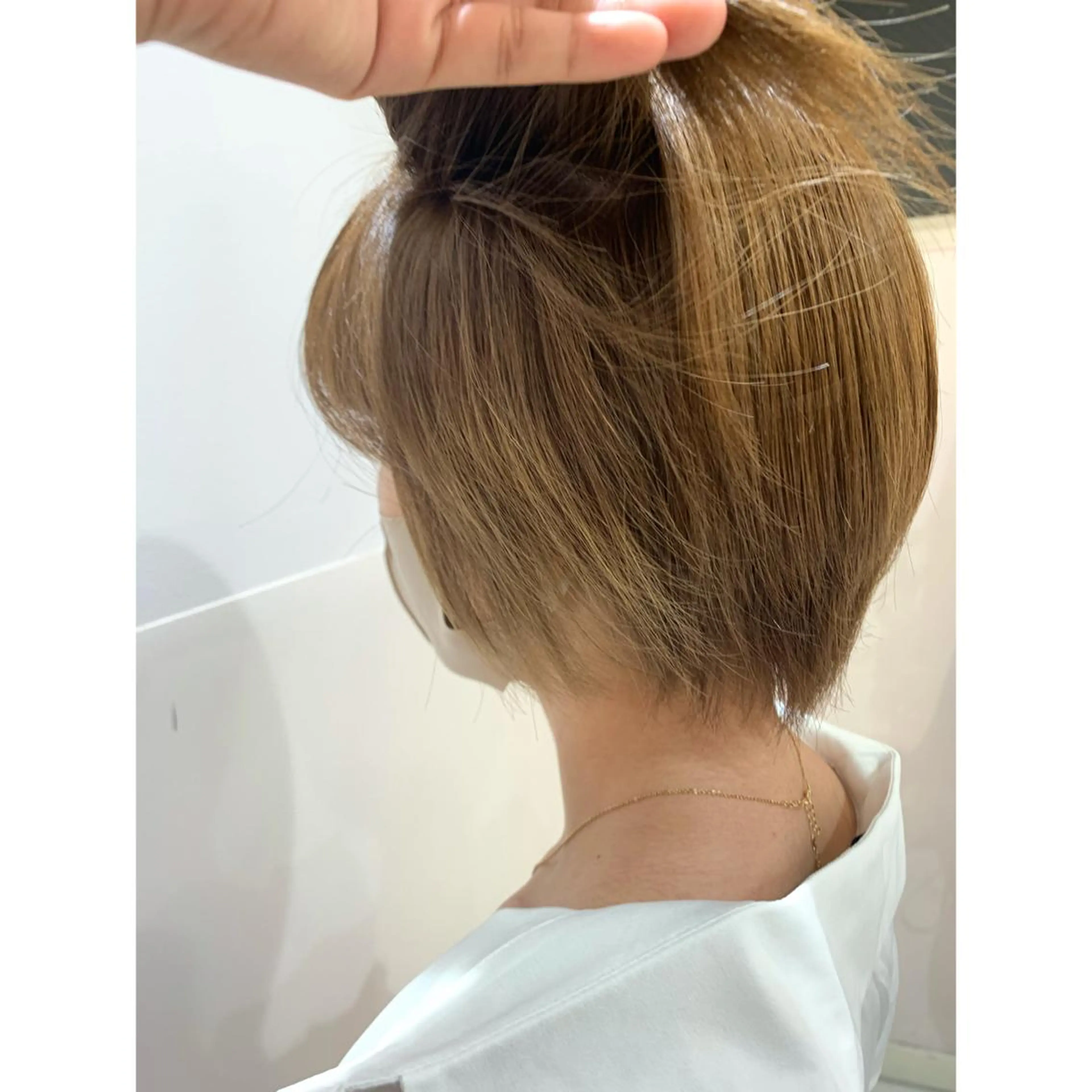 カラー ベージュカラー ブリーチ 韓国ヘア 🎀中川綾乃🎀のヘアスタイル