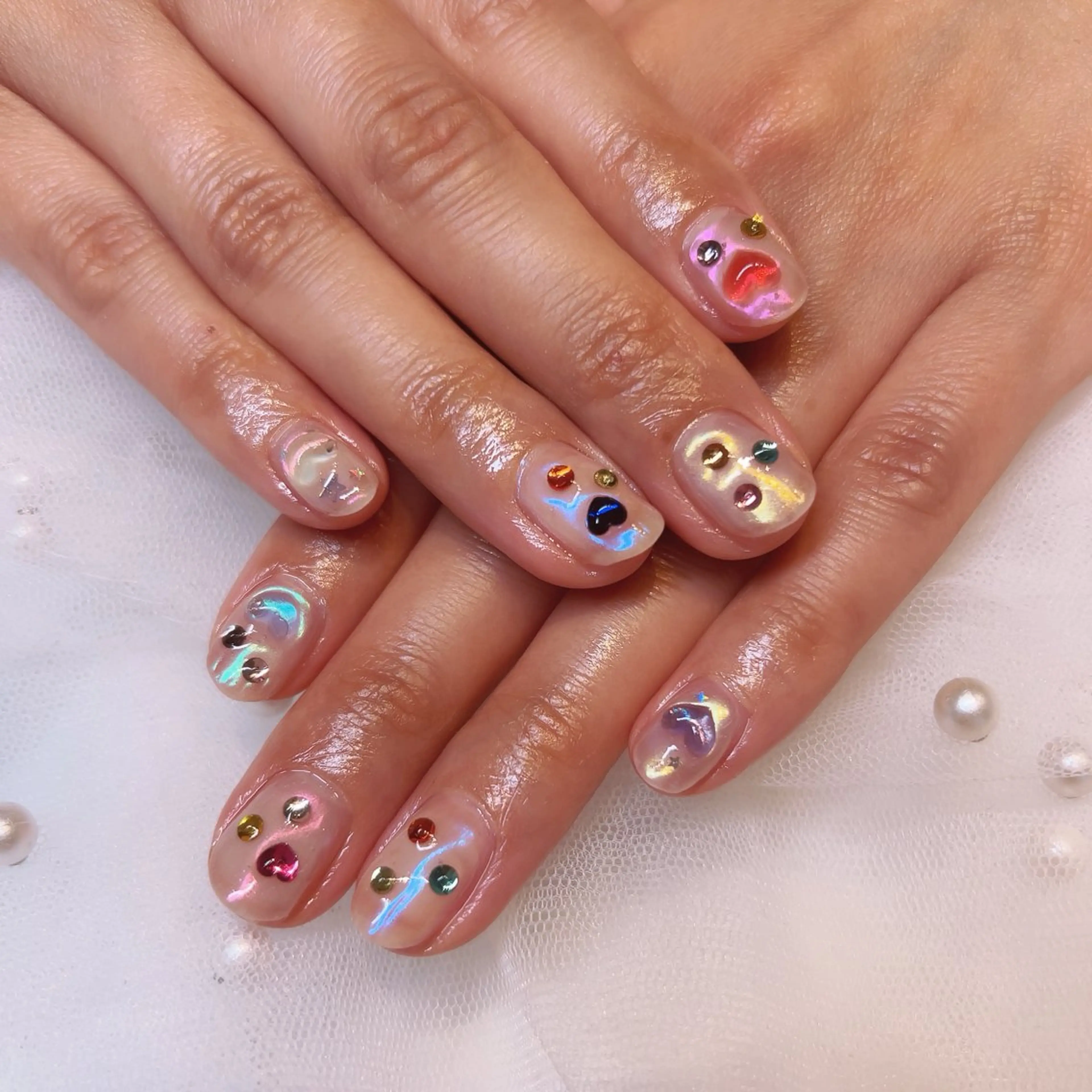 ネイル ハンドネイル nail salon pearのネイルデザイン