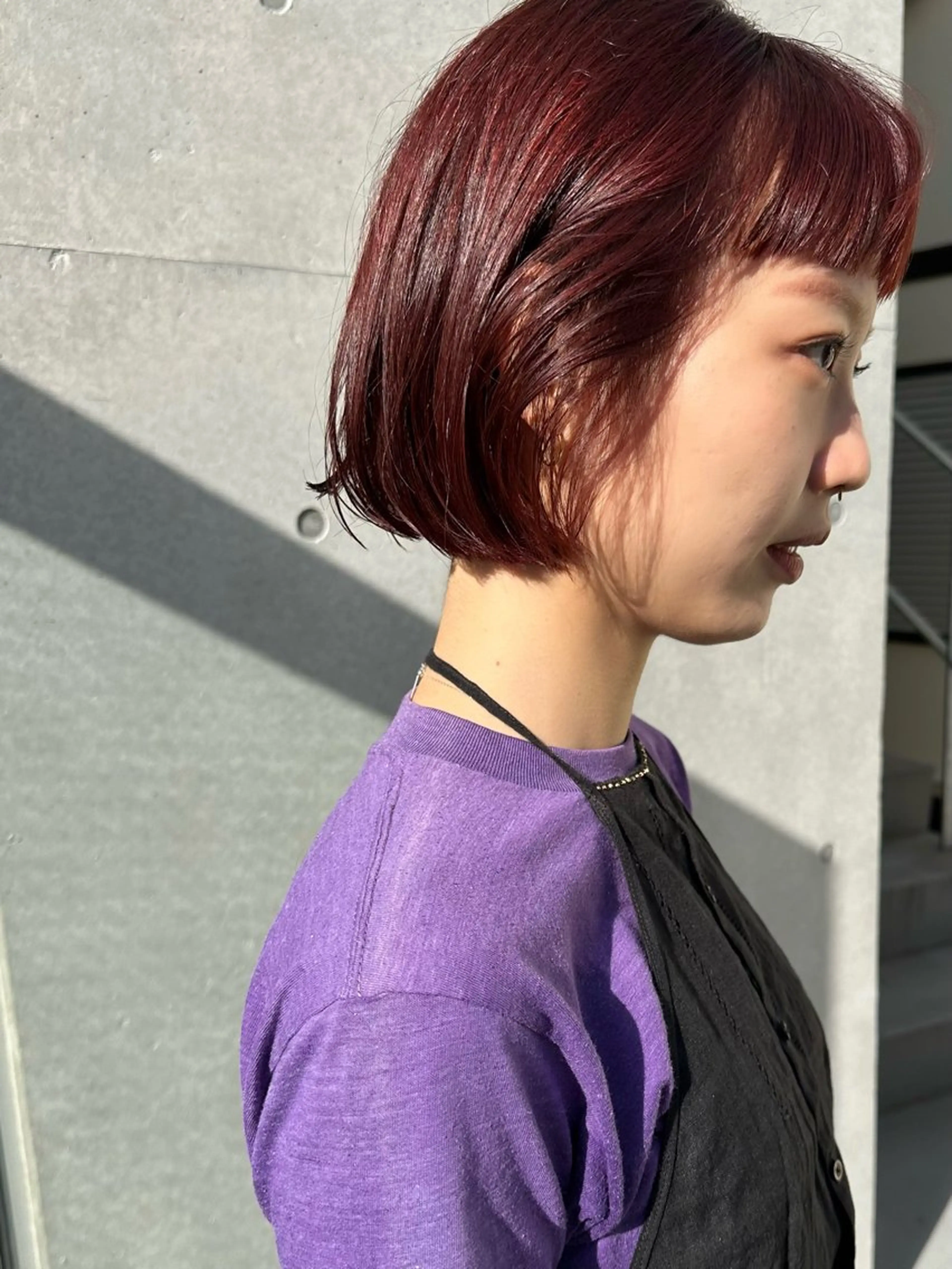ショート カラー ボブ/似合わせカット /ニュアンスカラーのヘアスタイル