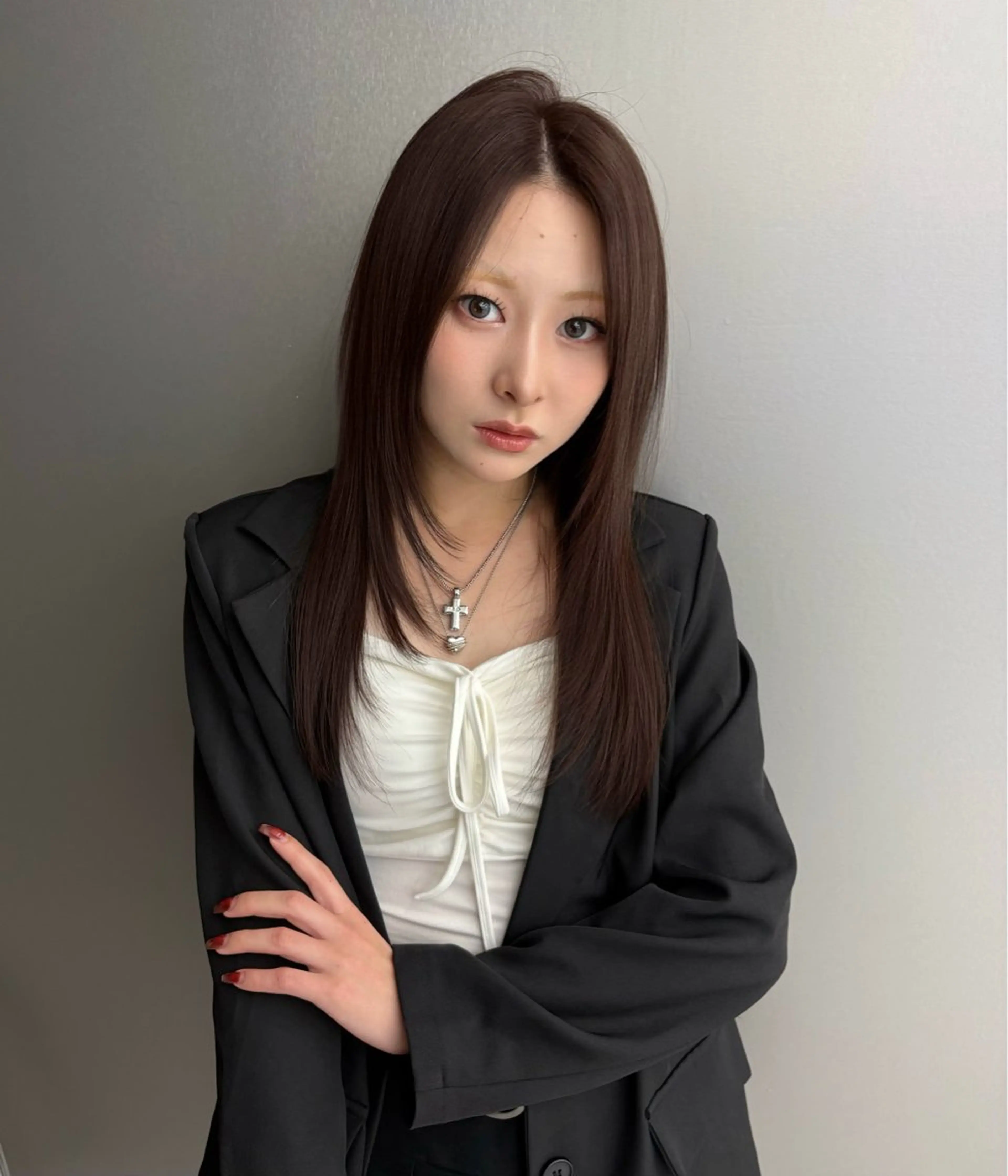 ロング sand clear横浜本店所属・似合わせレイヤー🌟 巻ける縮毛矯正みつきのヘアスタイル