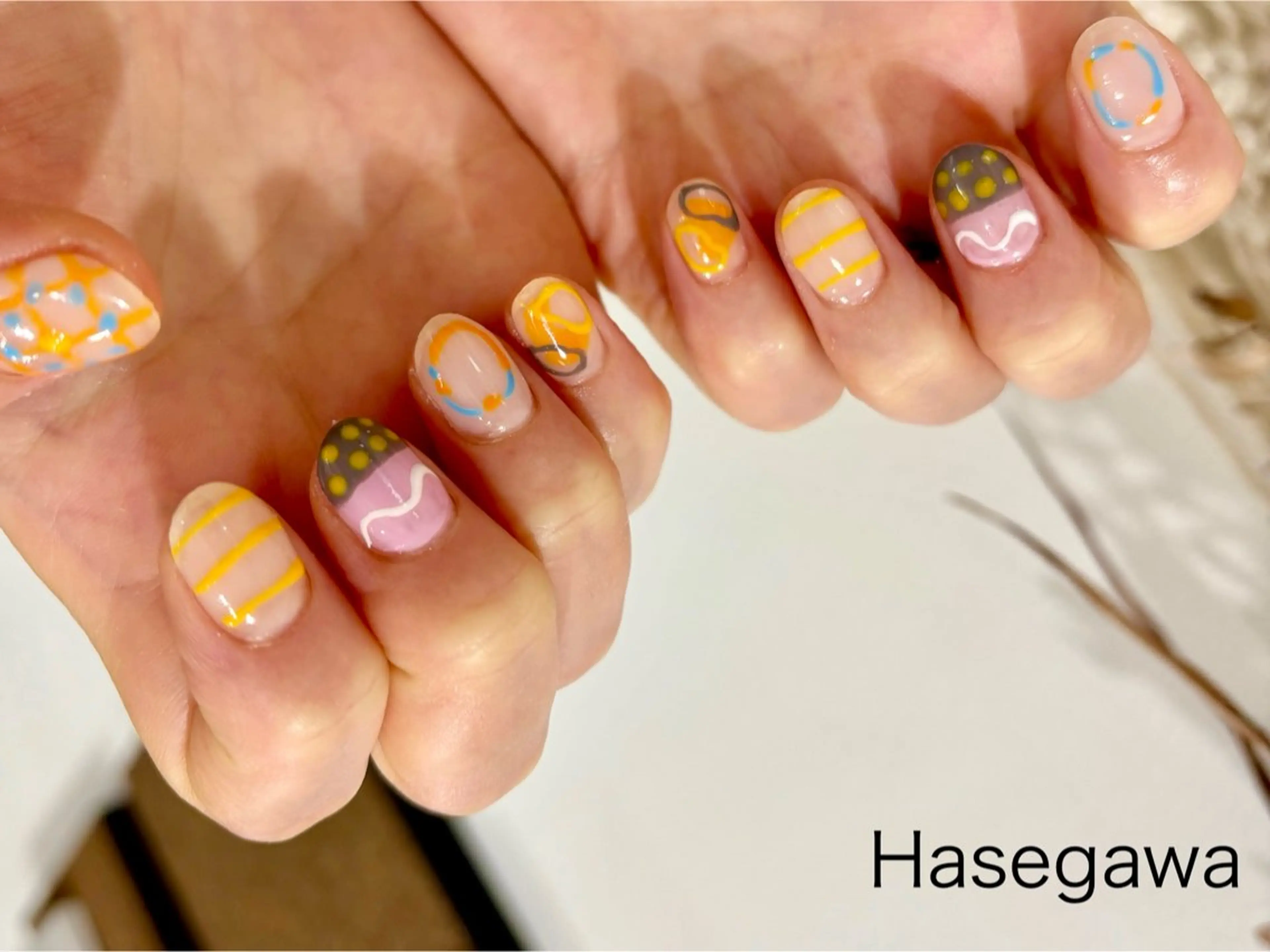 ネイル アートネイル 持ち込み DROP所属・DROP 長谷川のネイルデザイン