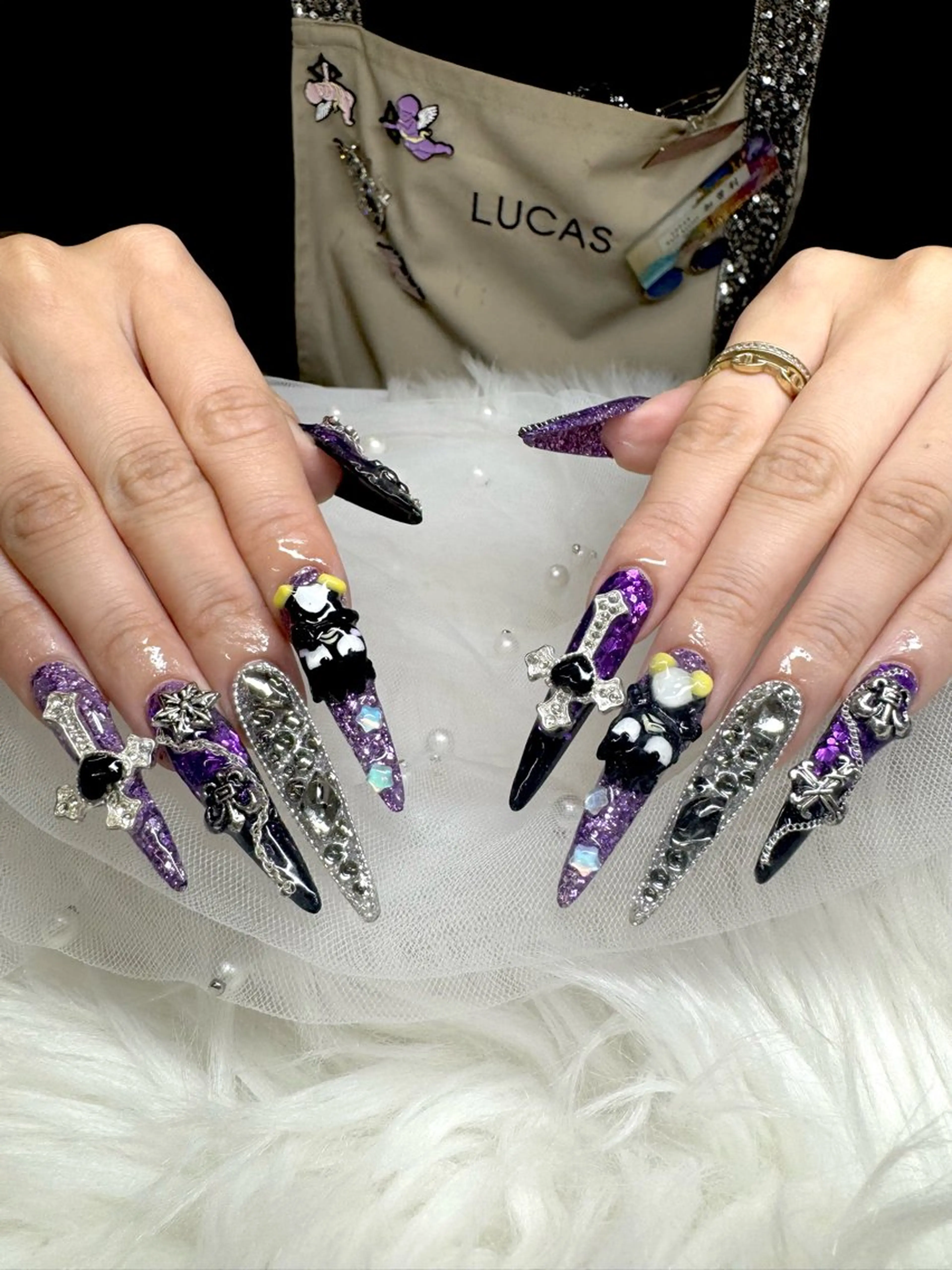 ネイル ハンドネイル Nail salon LUCAS,K 《ネイルサロンルーカス》千葉中央 スカルプ所属・LUCAS 千葉 AOI💅🏾💕のネイルデザイン
