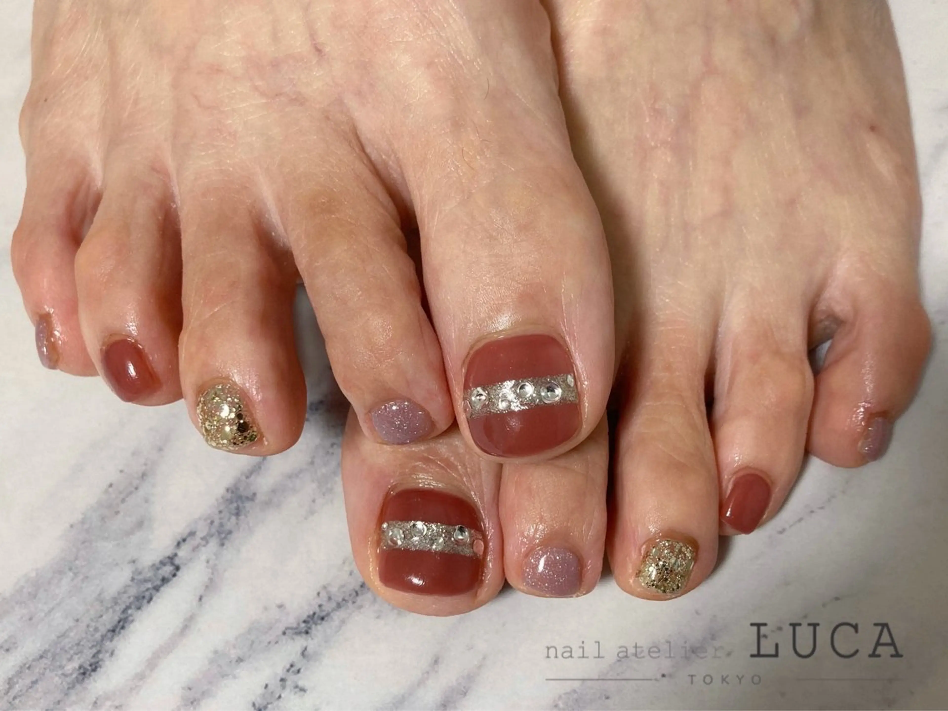 ネイル フレンチネイル ジェルネイル パラジェル ネイルアトリエルカ 米原のネイルデザイン