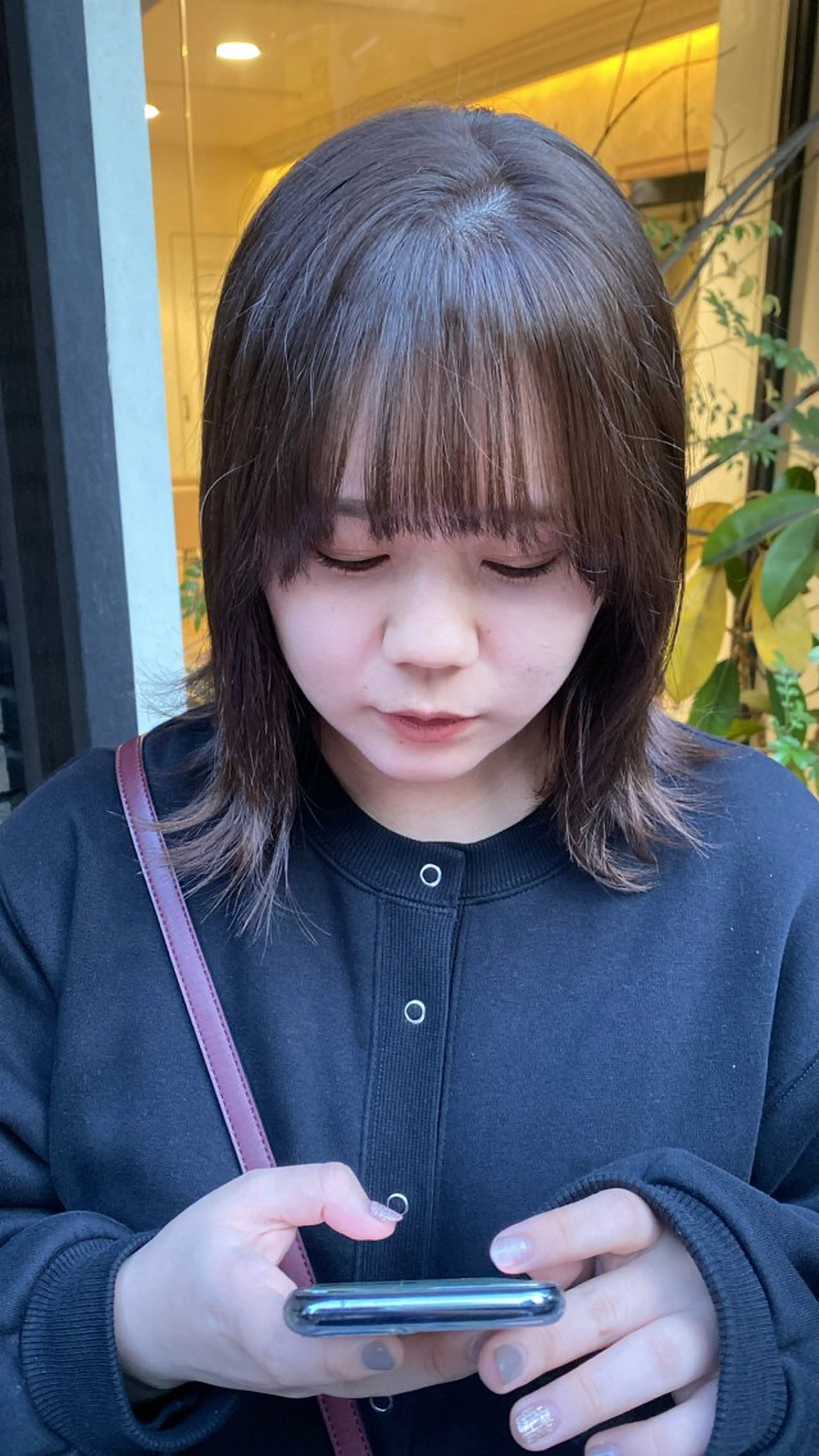 カラー カット ヘアカラー ボブ/レイヤー/ 梅田/天野川奈緒のヘアスタイル