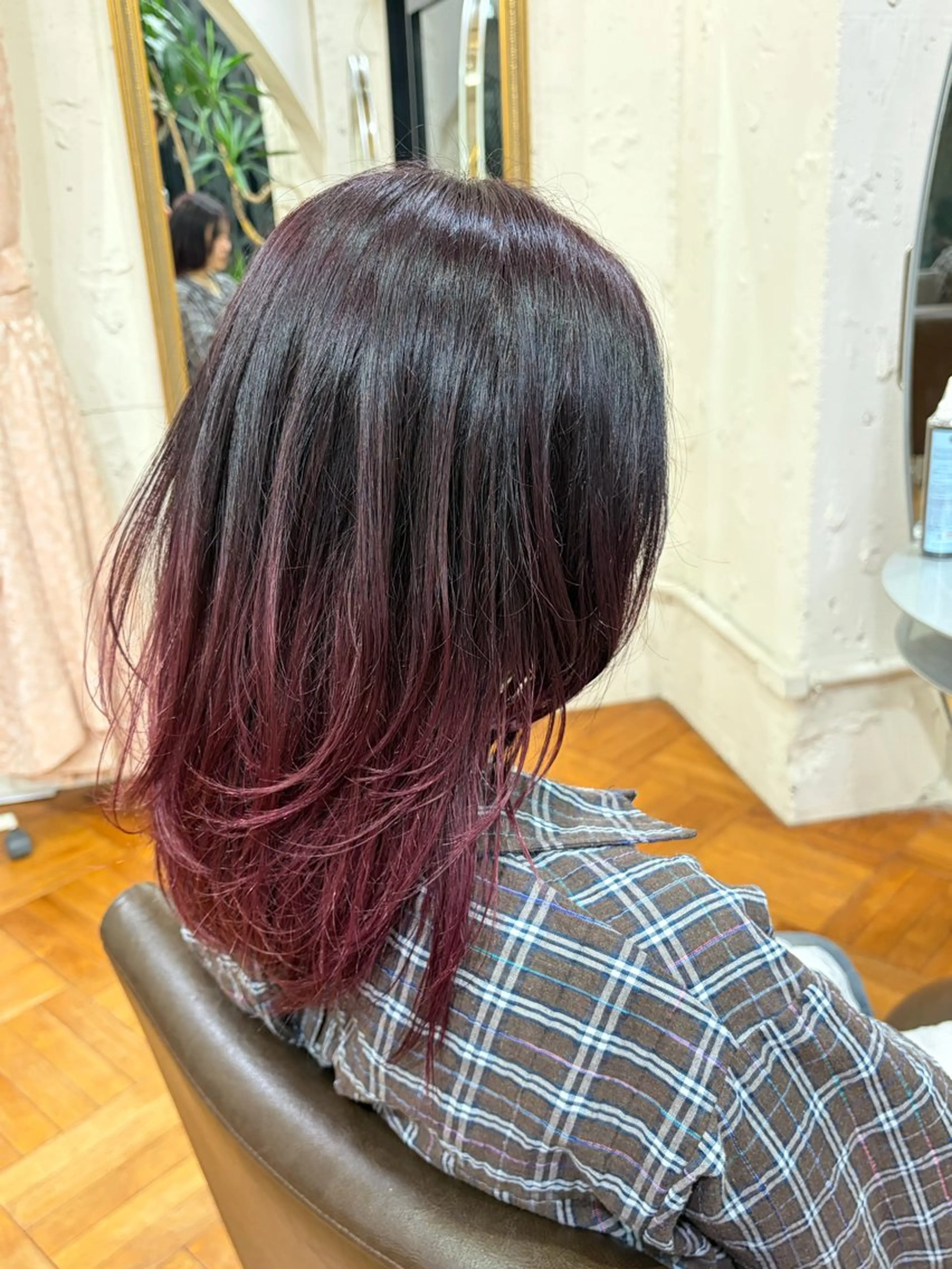 セミロング カラー 岡部 昴瑠/オブヘア銀座のヘアスタイル