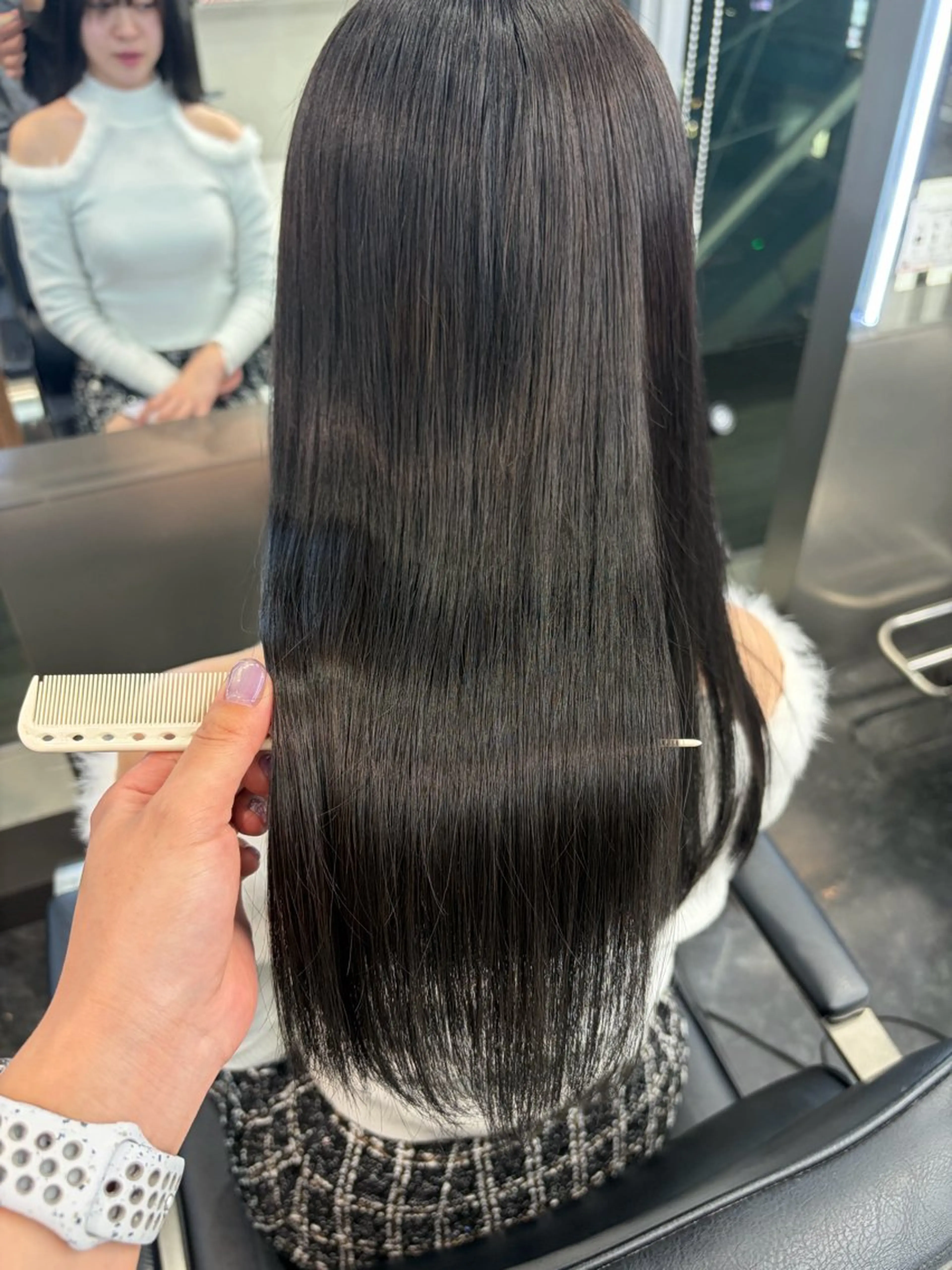 ロング トリートメント カラー🌈/カット /栄/misa👻のヘアスタイル