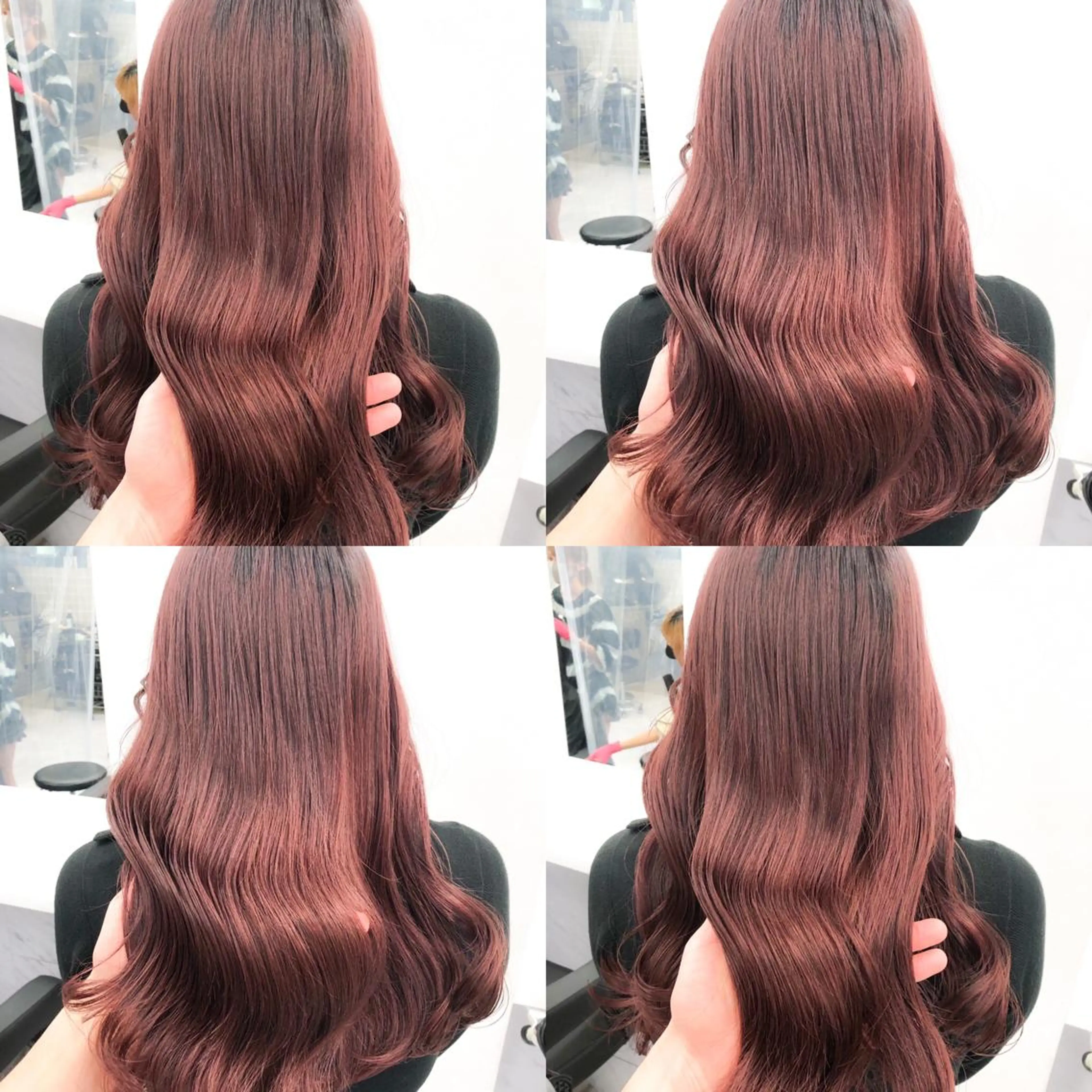 セミロング カラー カット ヘアカラー 🌈ハイトーン×暗髪 🦄TAKUMI🦄のヘアスタイル