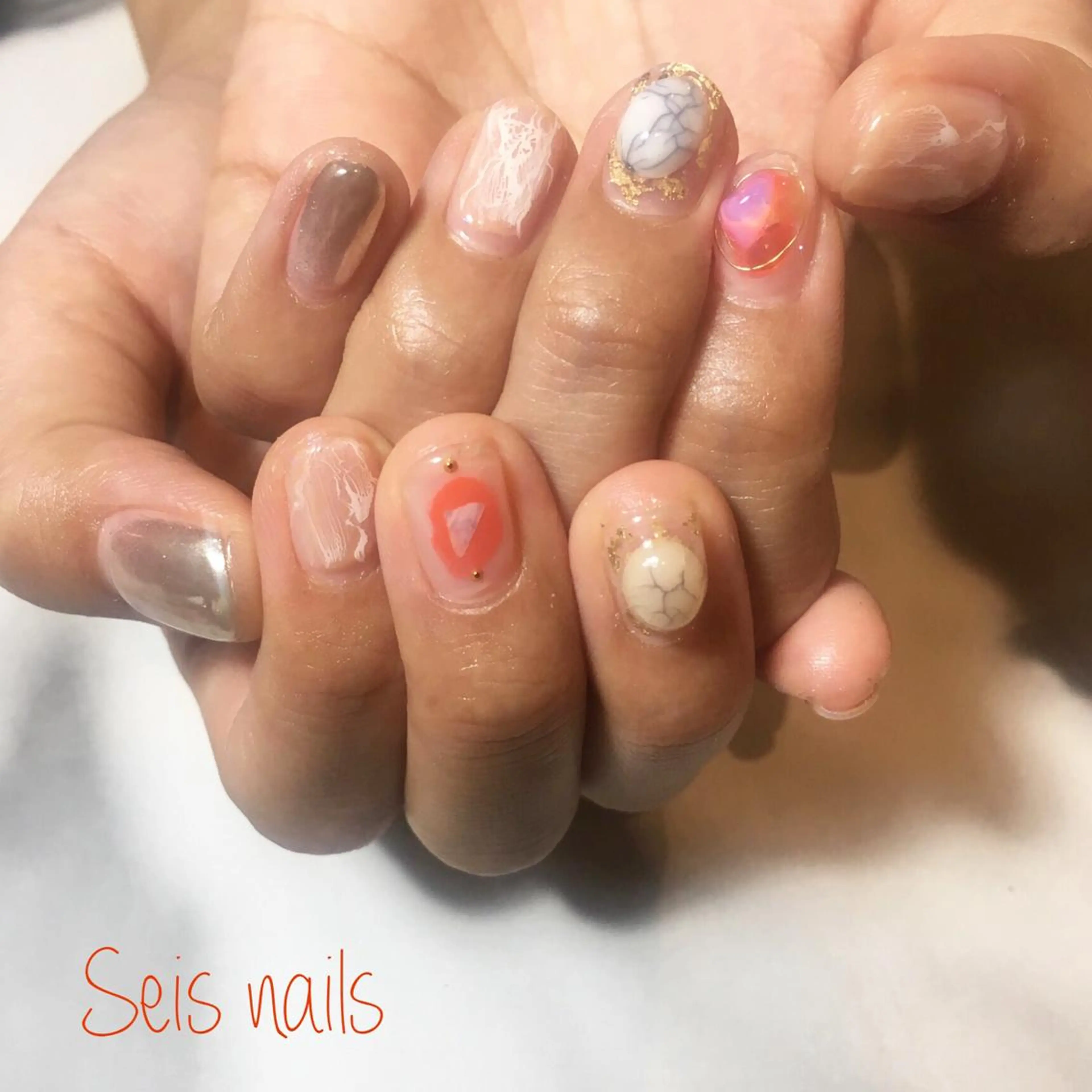 ネイル ハンドネイル Seis Shihoのネイルデザイン