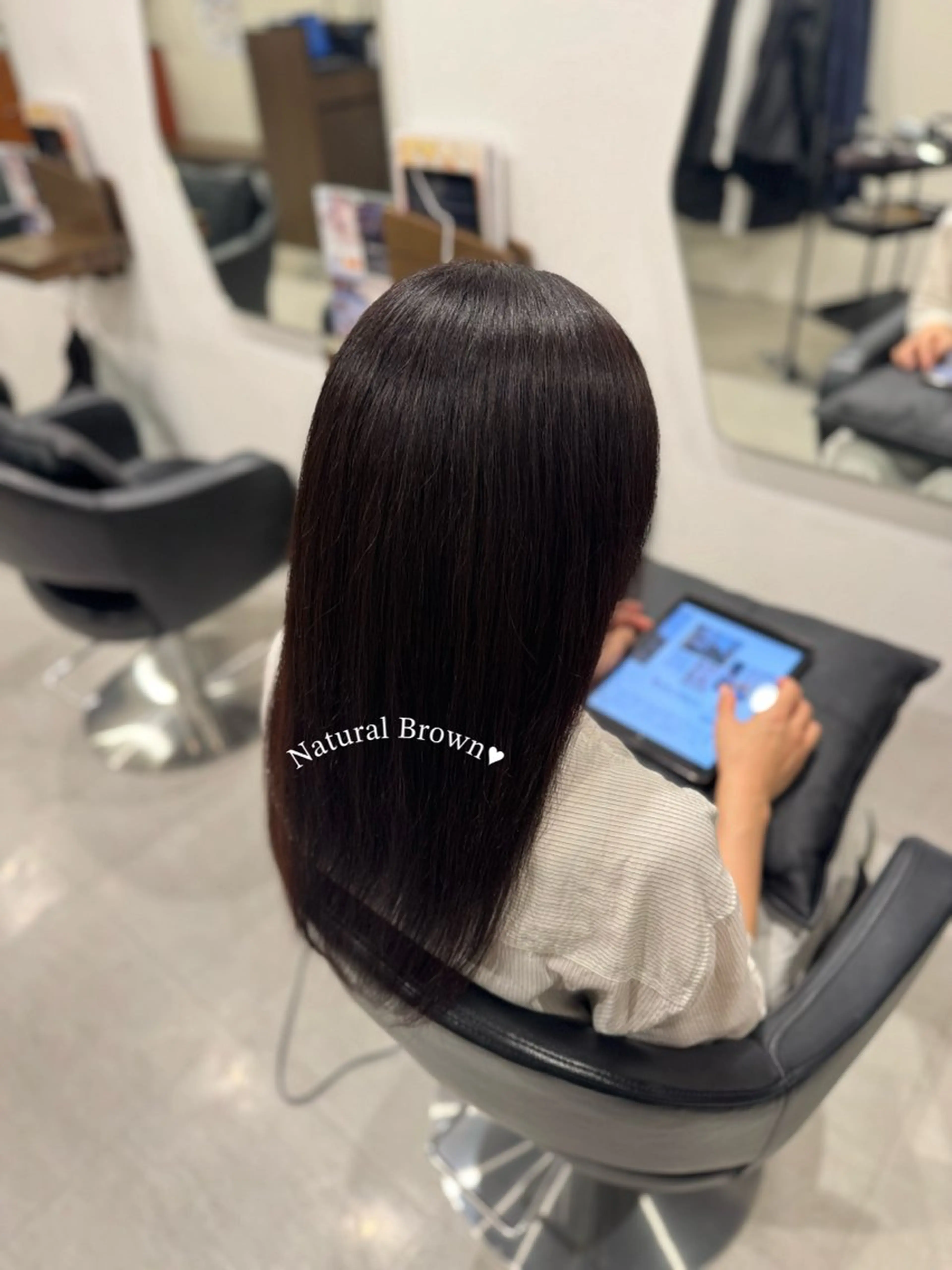 ロング カラー ヘアカラー トリートメント APHRODITE GINZA 日本橋人形町所属・🤍うる艶カラー🤍 たむら みなみ 東京のヘアスタイル