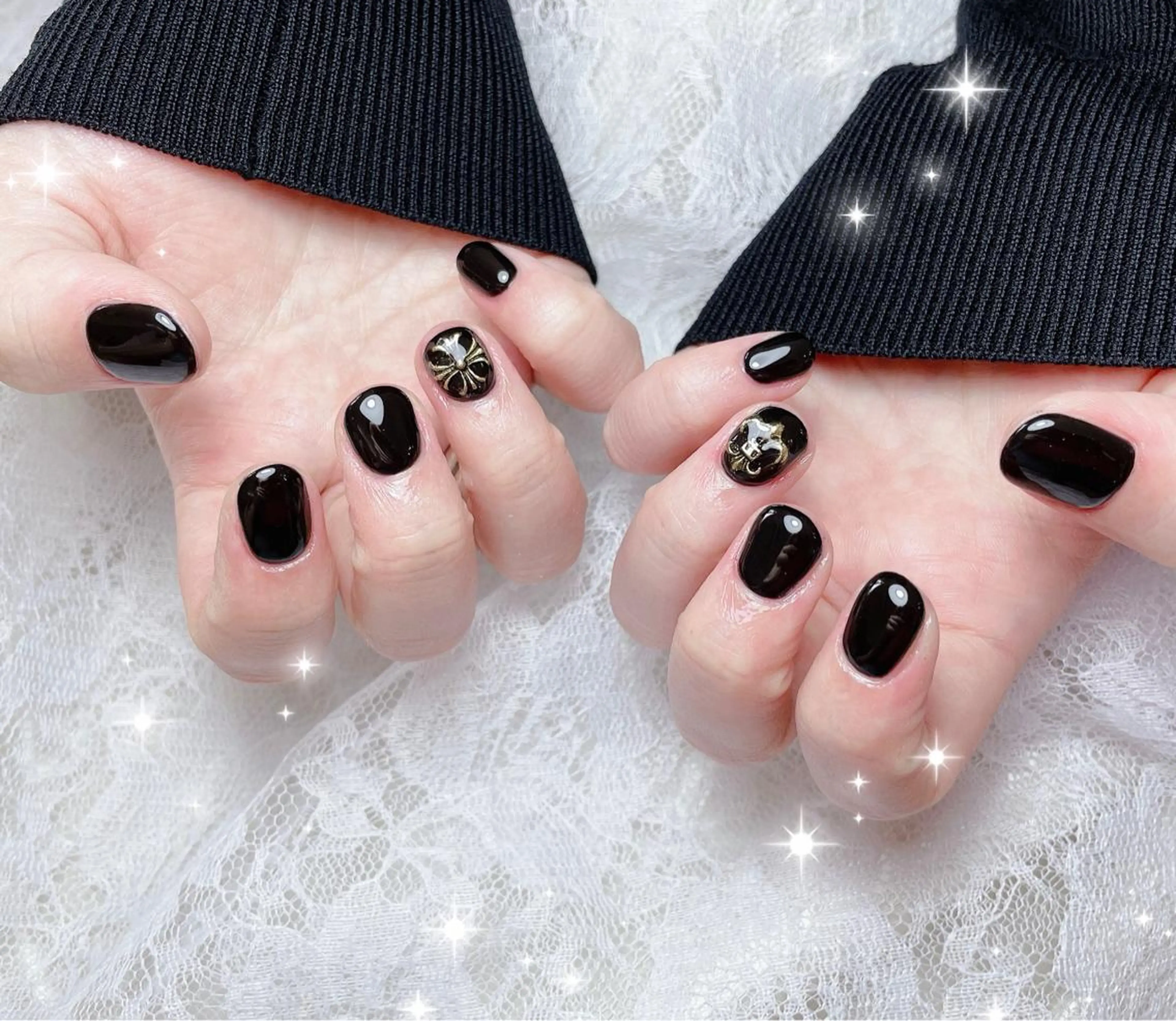 ネイル ワンカラーネイル ハンドネイル FLARE NAIL フレアネイルのネイルデザイン