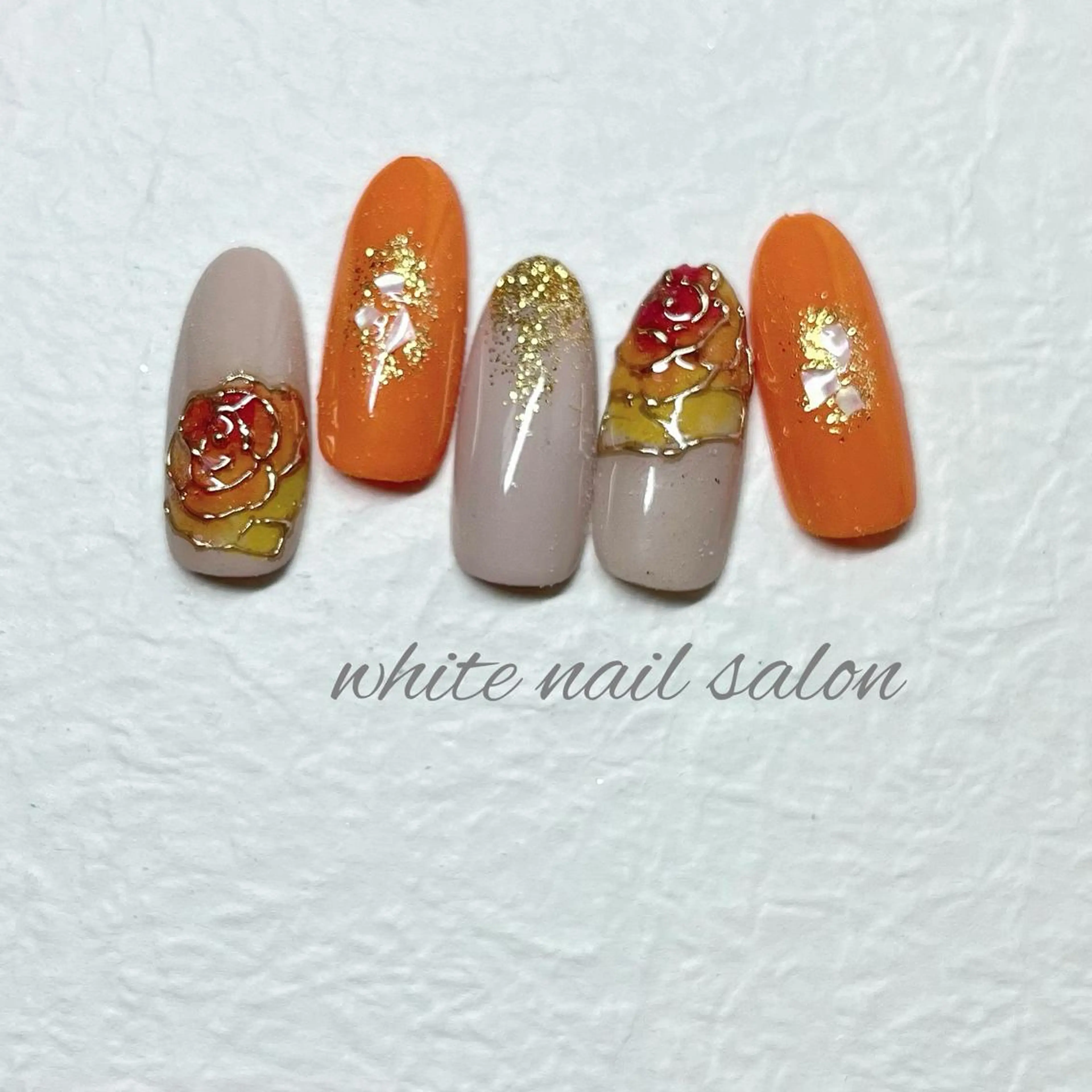 ネイル アートネイル フットネイル ジェルネイル ハードジェル ラメ(グリッター) ハンドネイル white nail salonのネイルデザイン