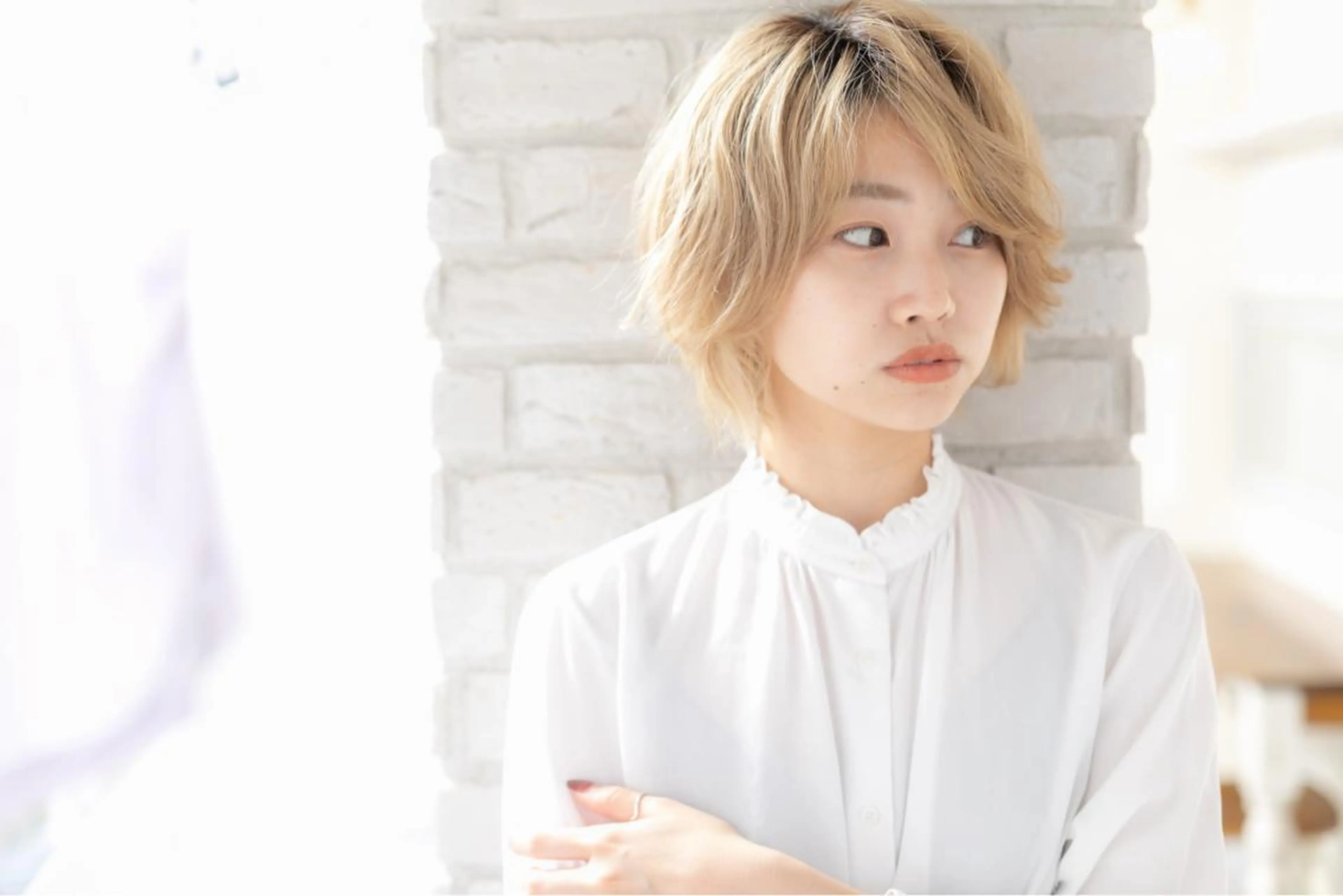 ショート カラー ヘアアレンジ 柳井 準平のヘアスタイル