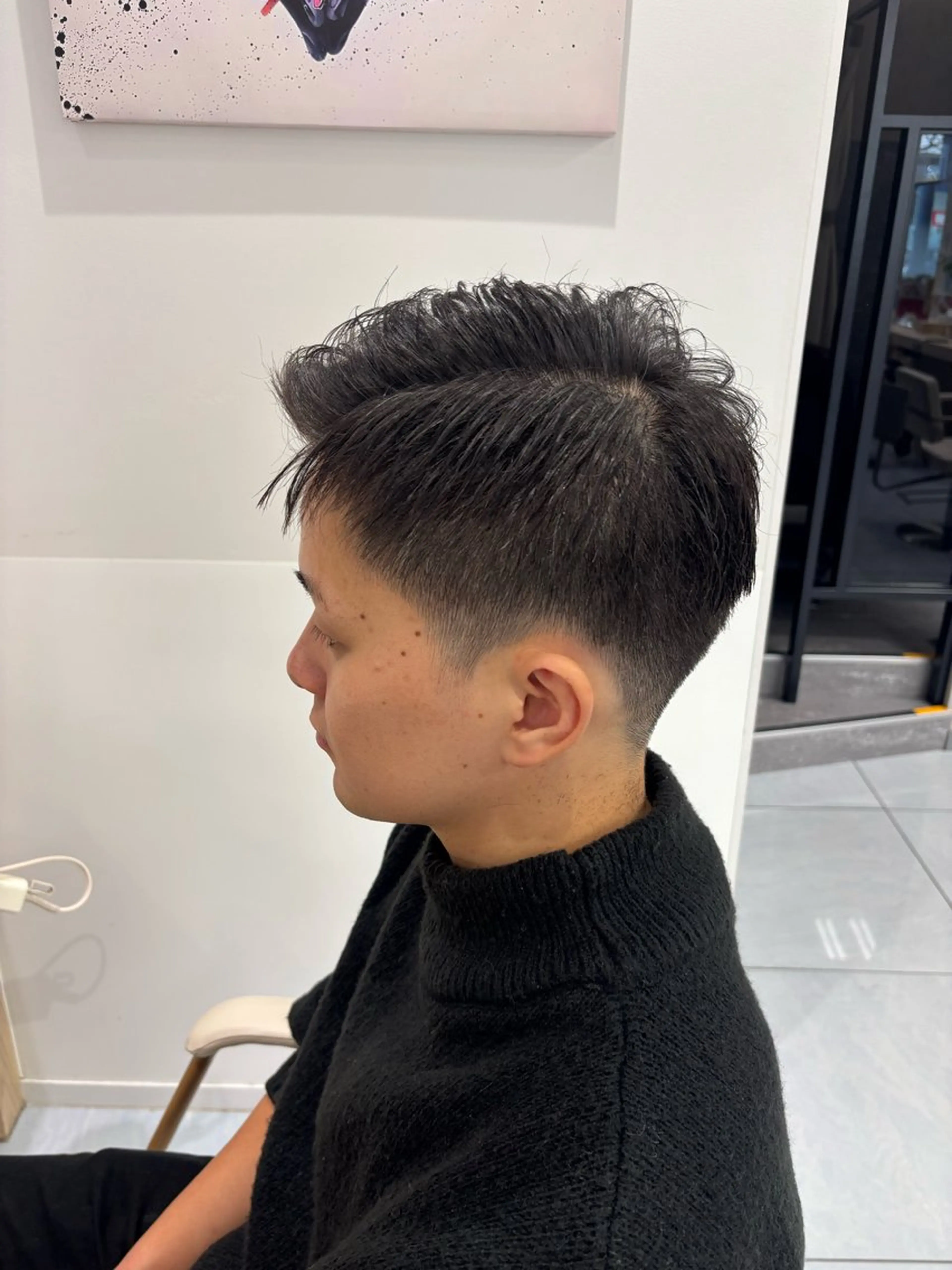 メンズ カルマパーマ メンズ韓国風 メンズパーマ メンズツイストパーマ 波巻きパーマ カット メンズ特化韓国風 パーマスタイル/りんのヘアスタイル