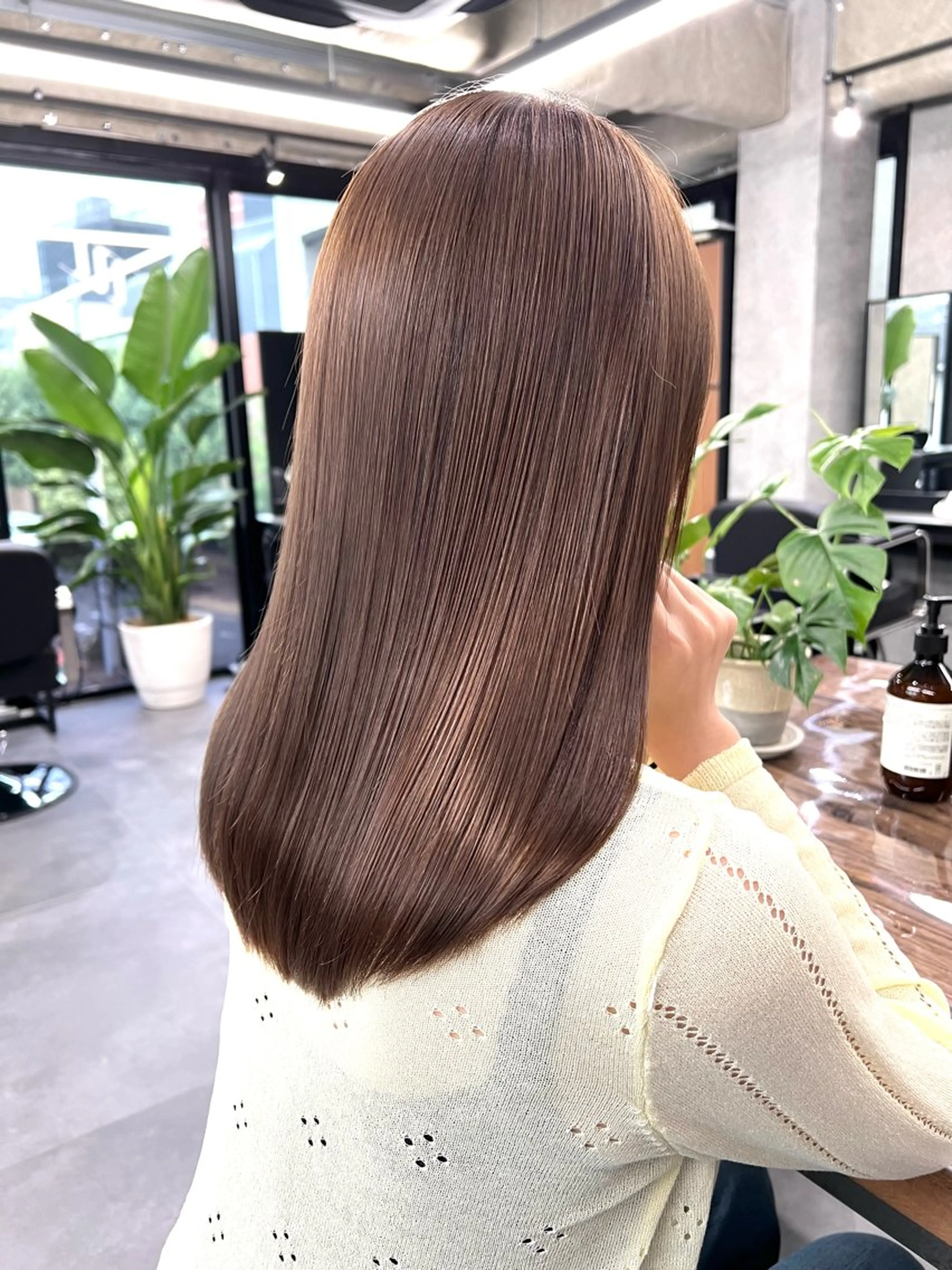 カット＋カラー＋髪質改善オージュア5stepTRの写真