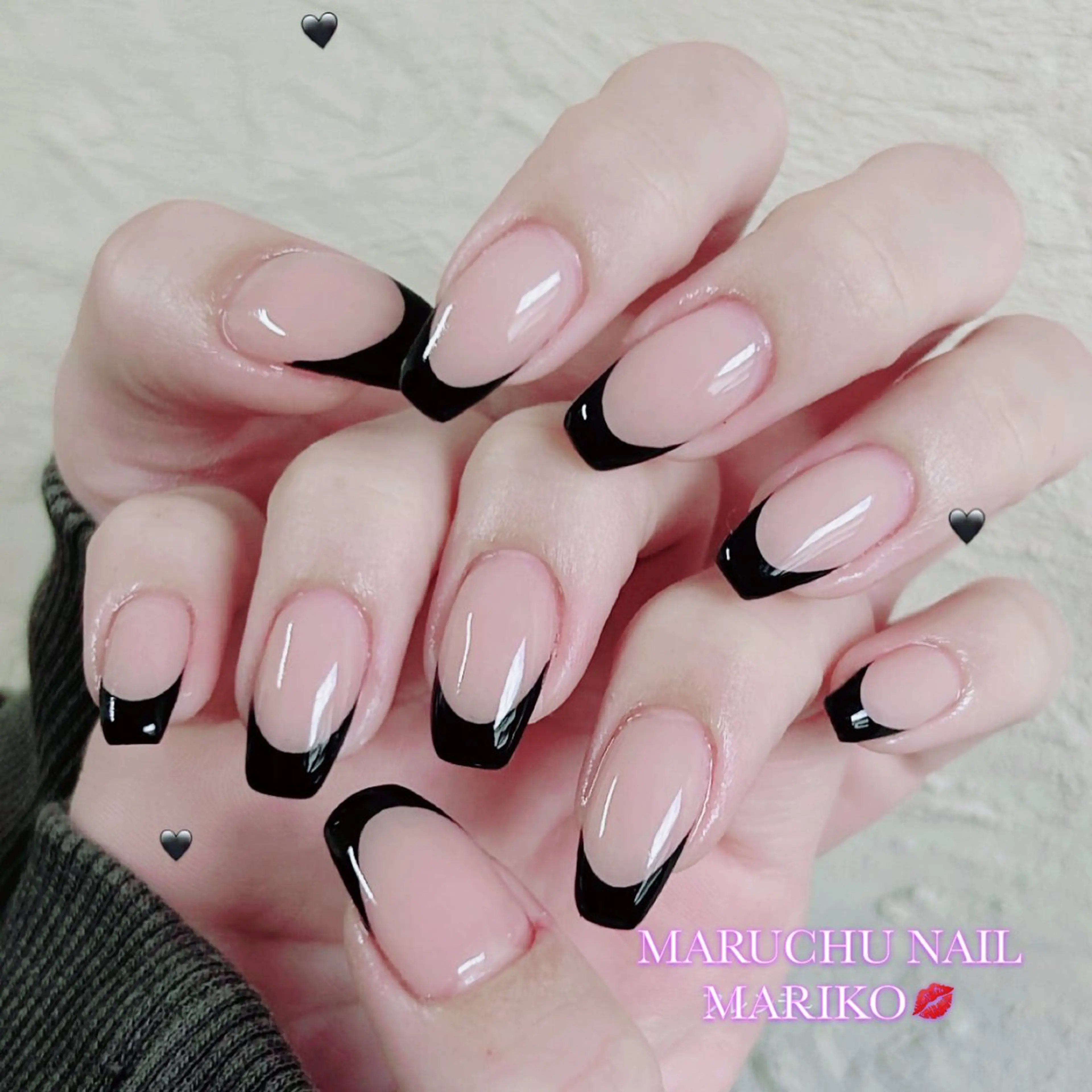 ネイル フレンチネイル 🦋✨ MARIKO✨🦋のネイルデザイン