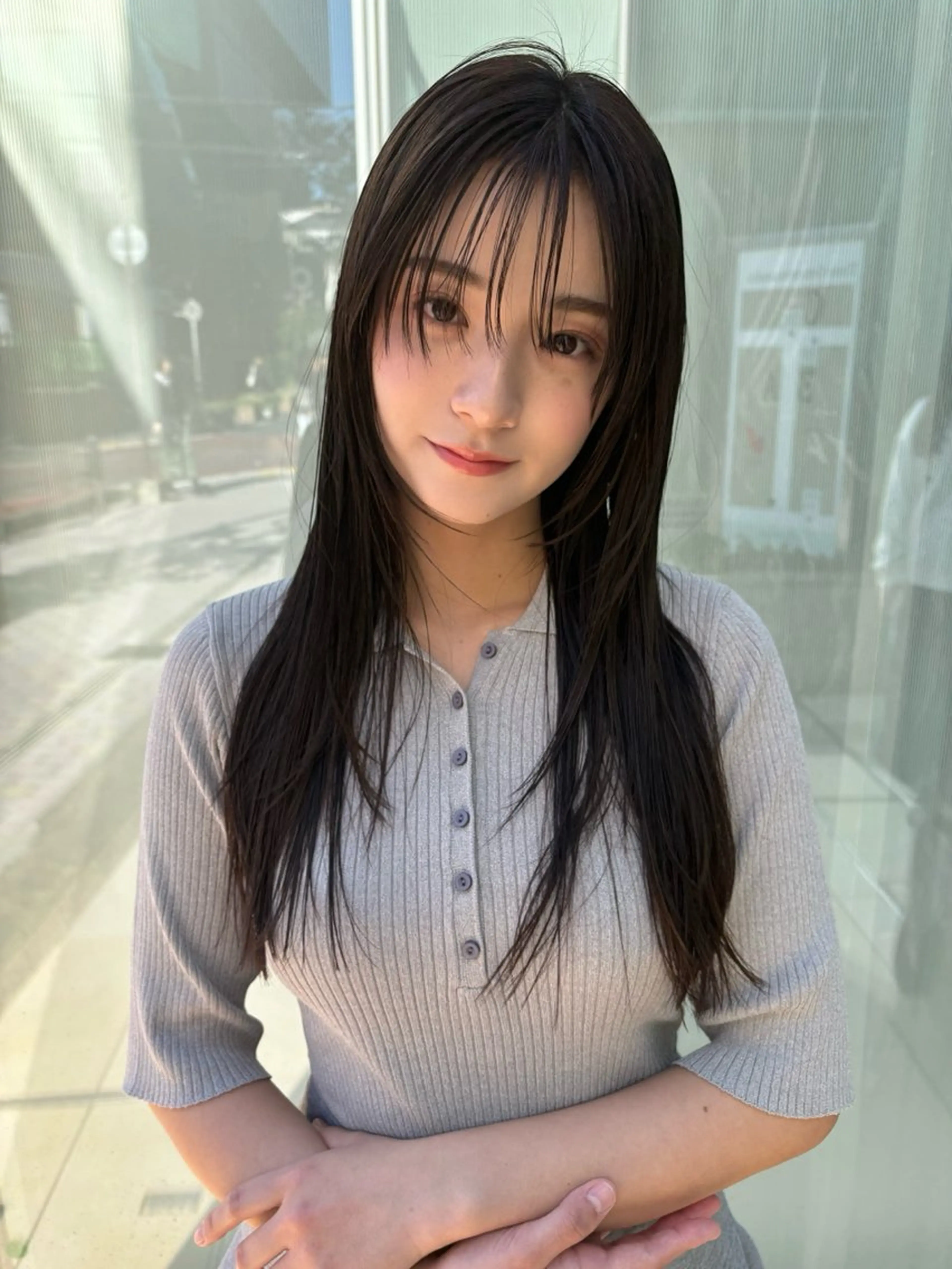 ロング green上野所属・ナチュラルパーマ 🤍渋谷🤍kaeのヘアスタイル