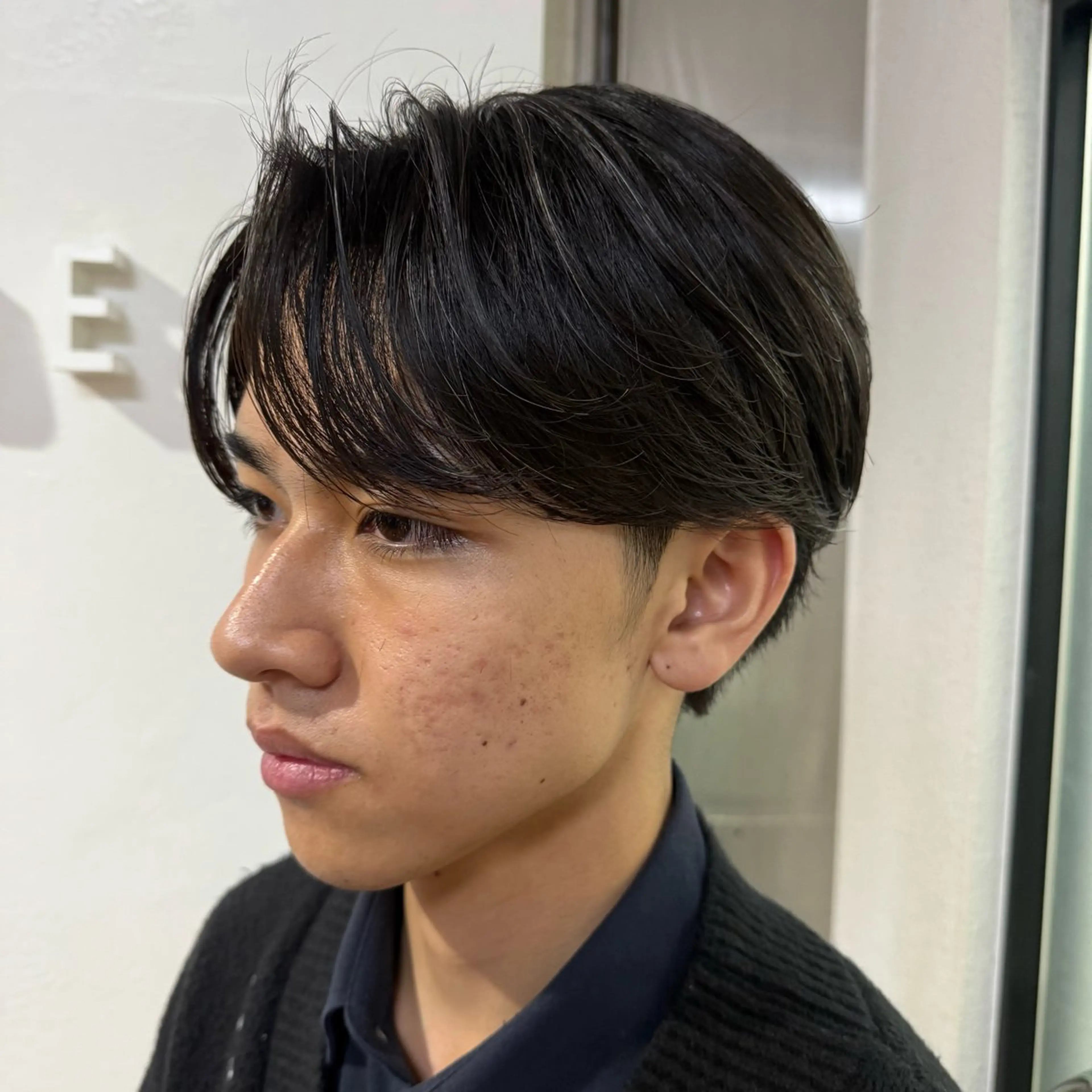 パーマ メンズ パーマモデル募集/ 尾上数馬/桂駅前1分のヘアスタイル