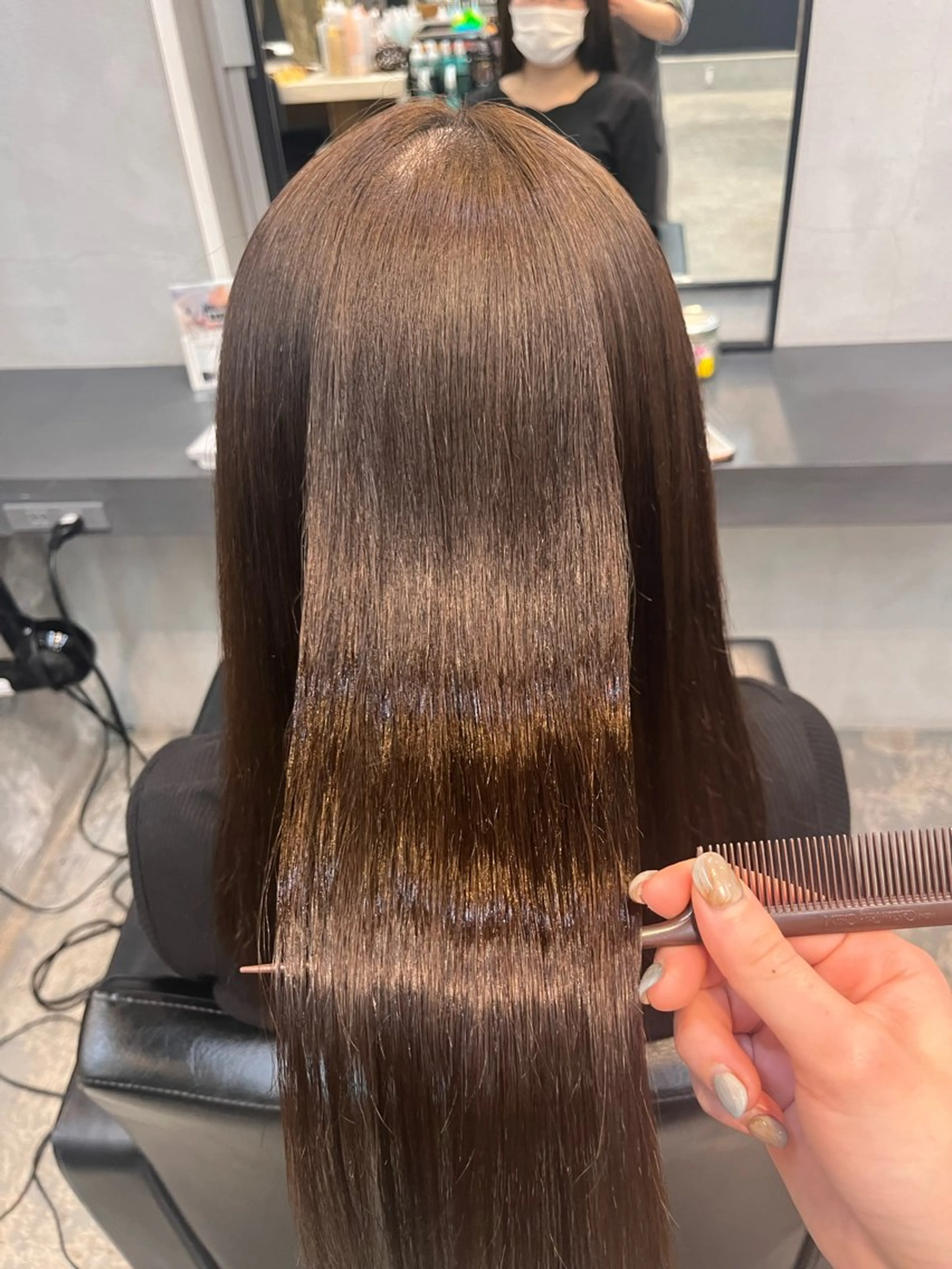 ロング 縮毛矯正 Sēek by Belle所属・透明感カラー/千葉 /姫花🫧🐇のヘアスタイル