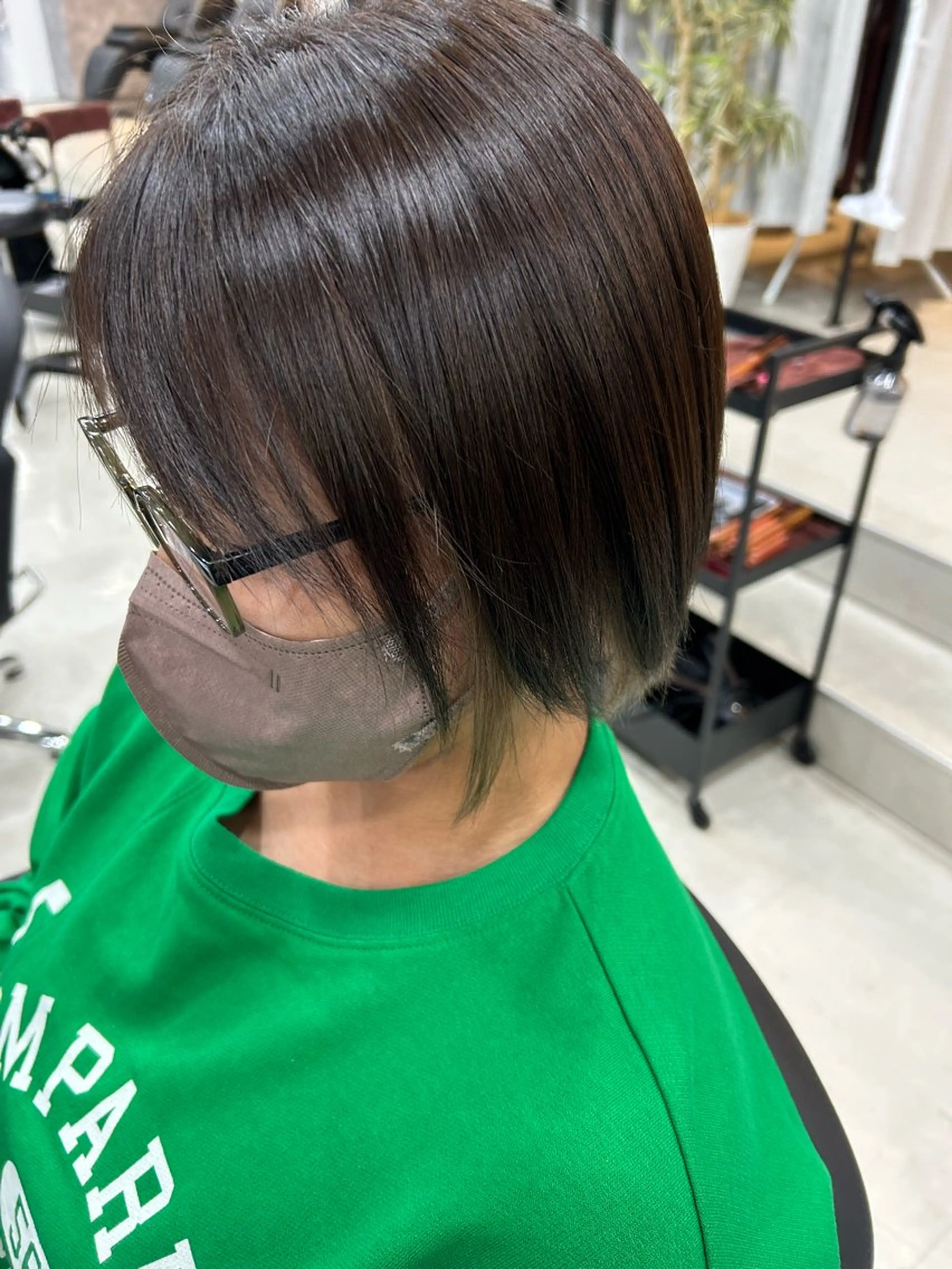 ショート カラー まつ毛パーマ専門 茉里のヘアスタイル