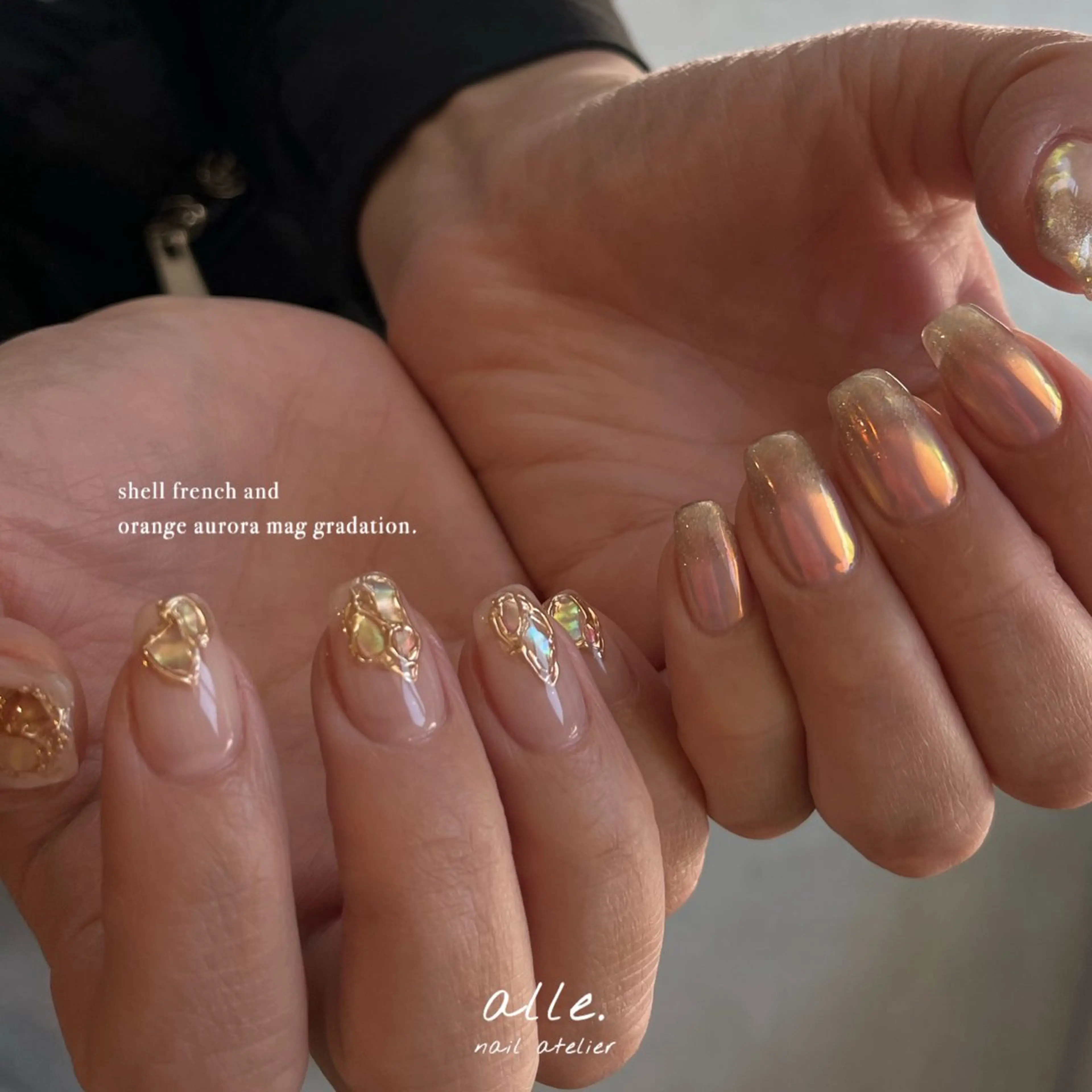 ネイル ハンドネイル atelier alle.のネイルデザイン