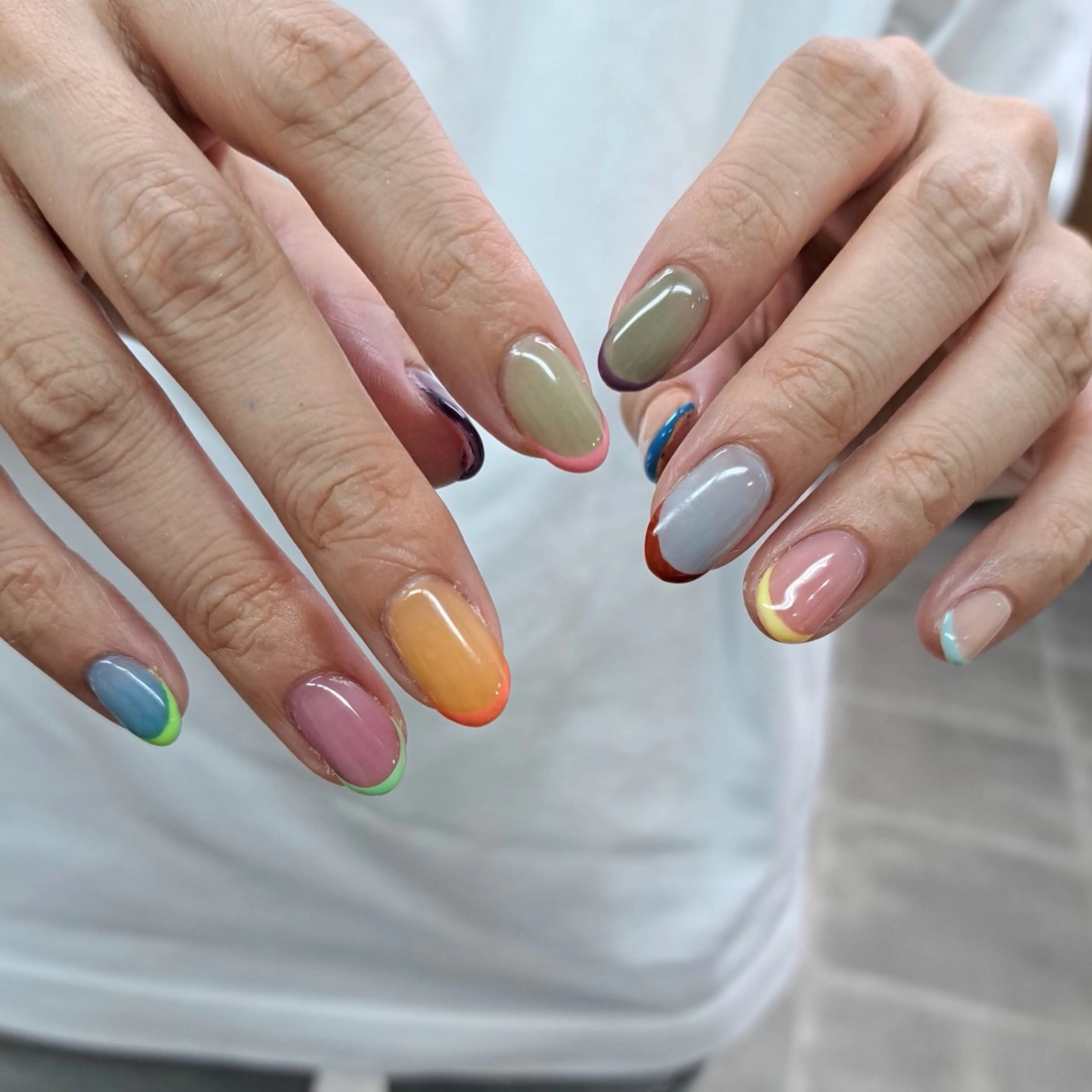 ネイル アートネイル ジェルネイル ニュアンスネイル スカルプネイル nailstudio eviz新宿店のネイルデザイン