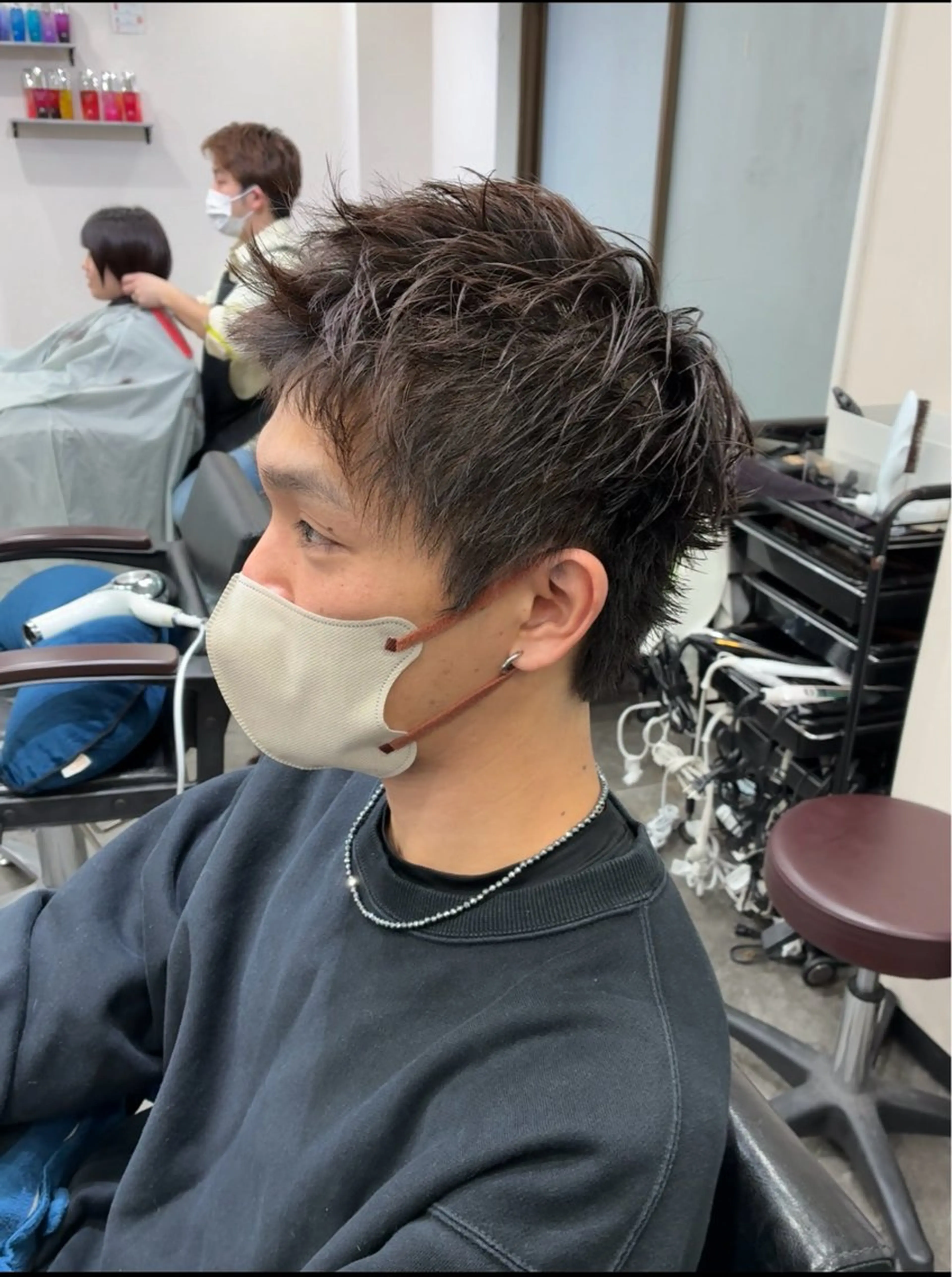 メンズ スパイキーショート カット 五十嵐 満梨奈のヘアスタイル