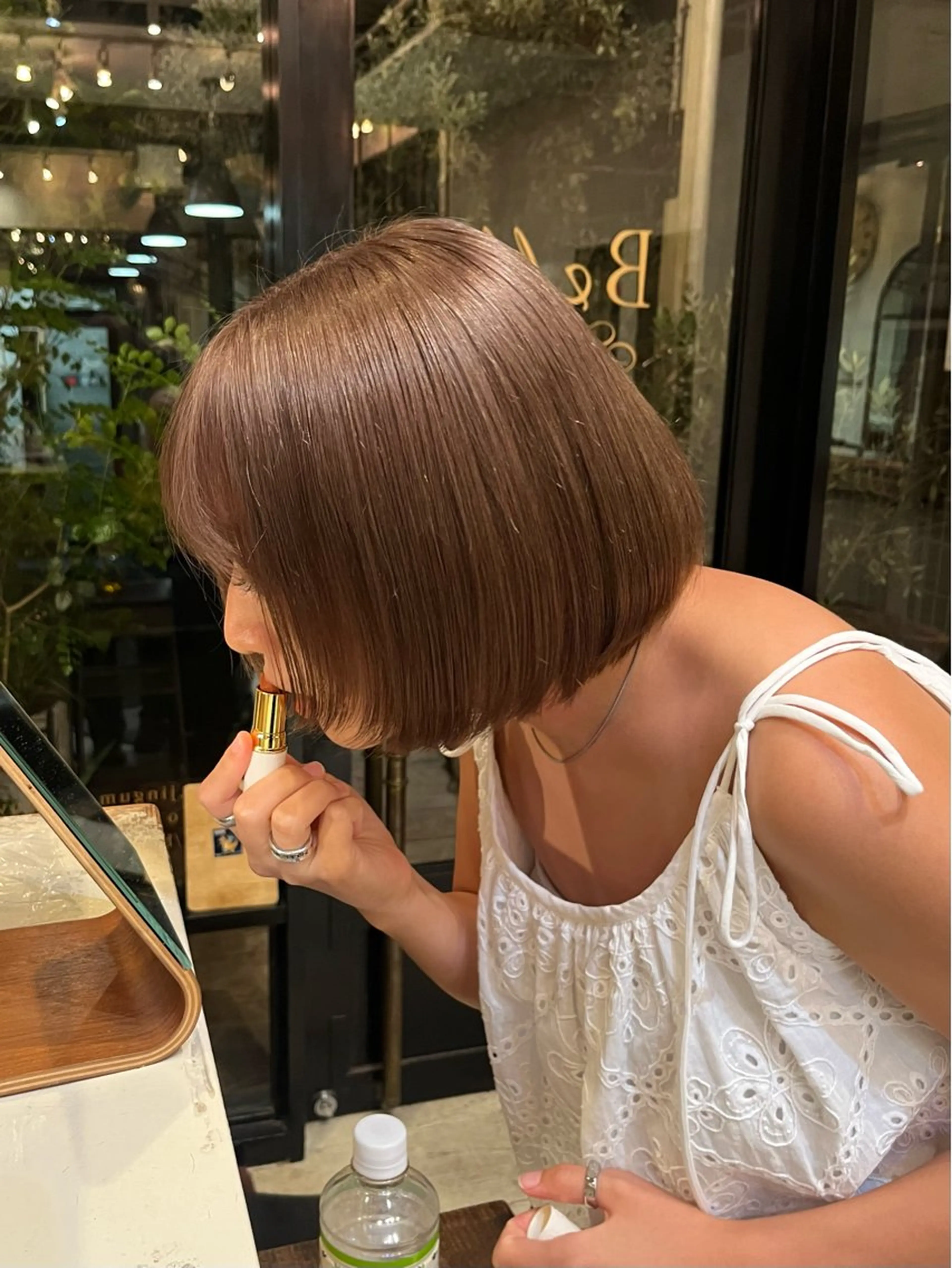 ショート カラー ベージュカラー rise /メンズカットのヘアスタイル