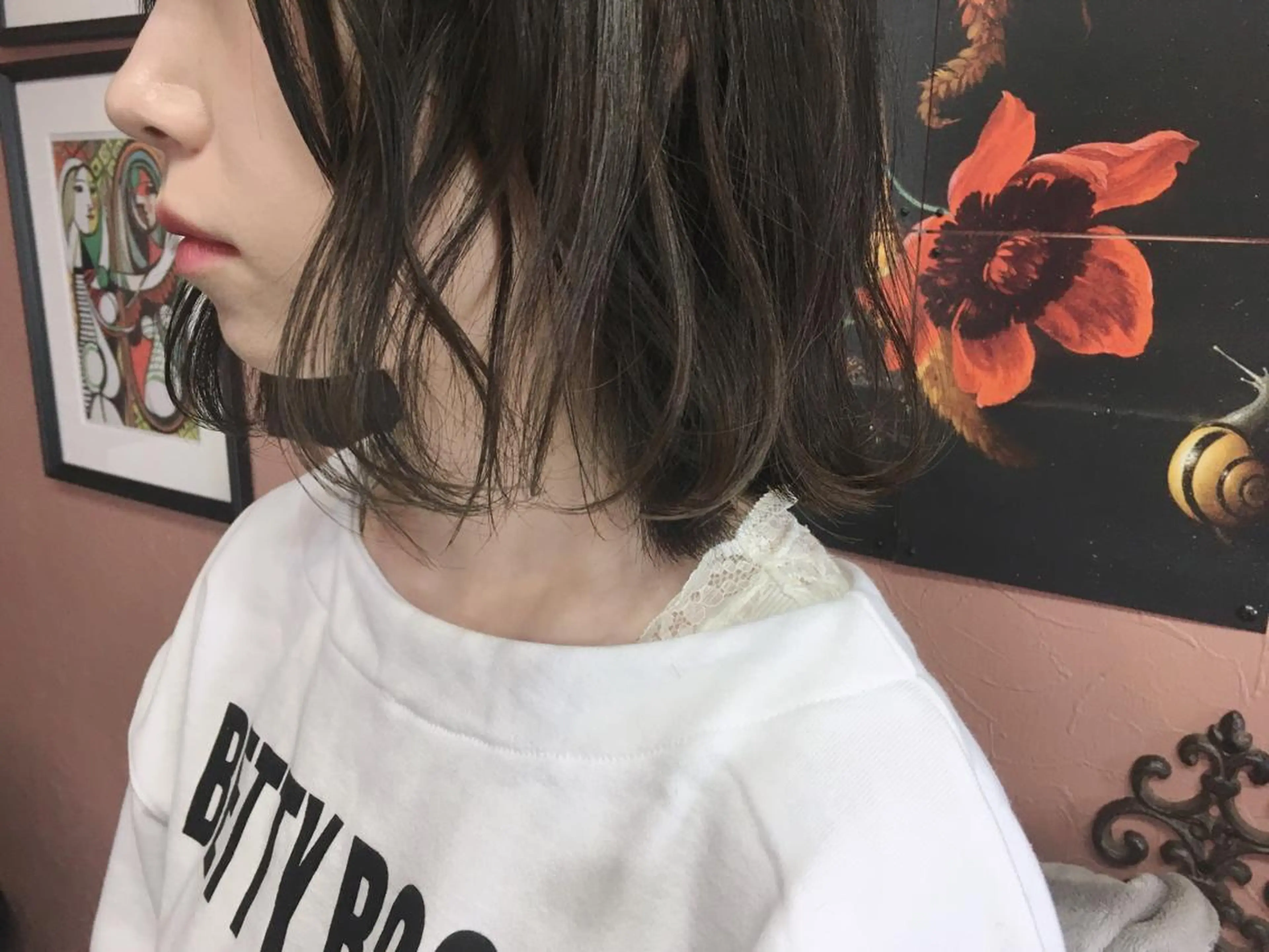 ミディアム カラー ボブ サダハルカ ｜chouetteのヘアスタイル