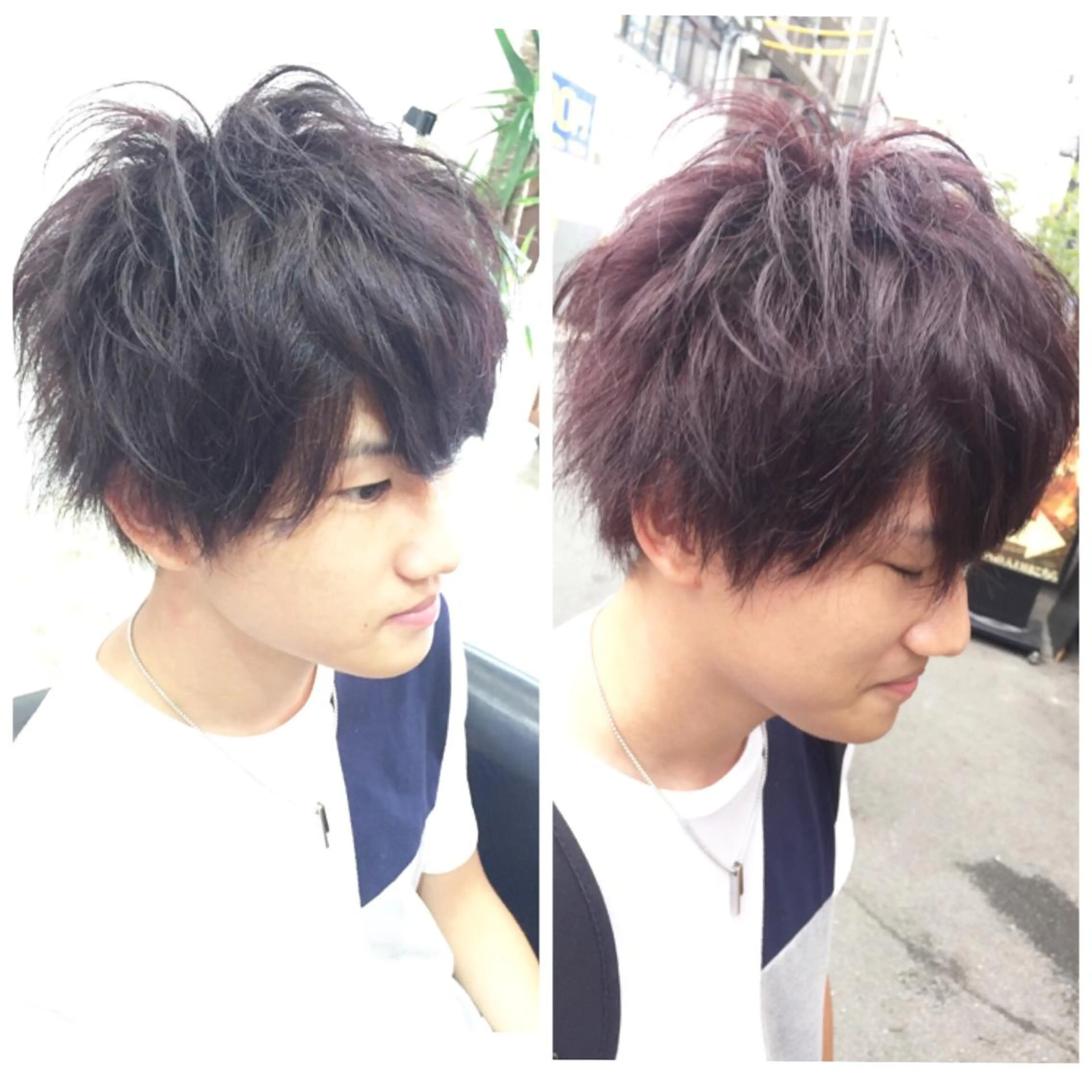 ショート カラー メンズ 黒髪 skin所属・中村 梨沙のマツエク・マツパデザイン