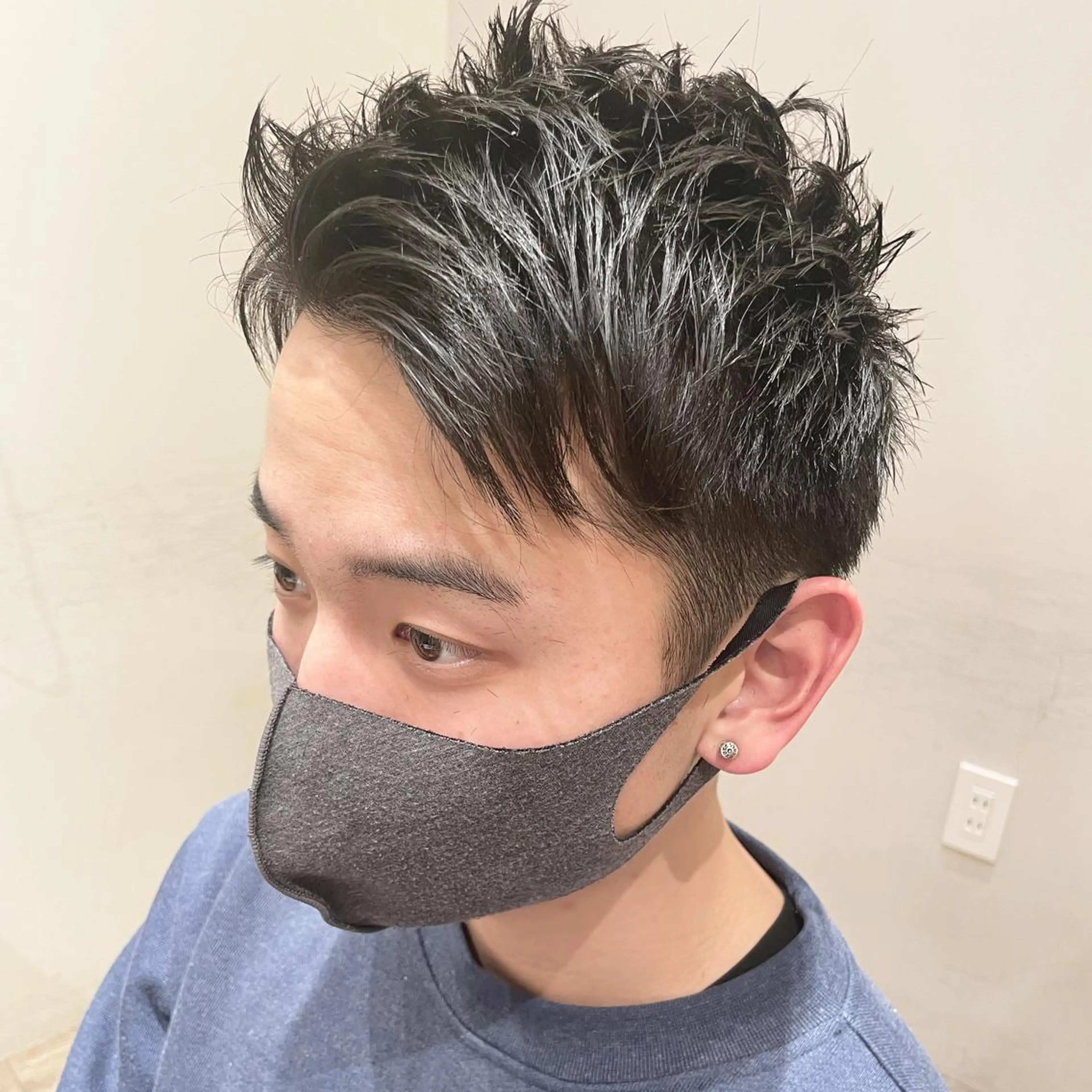 メンズ フェードカット 韓国風レイヤーカット 🇰🇷❕モカのヘアスタイル