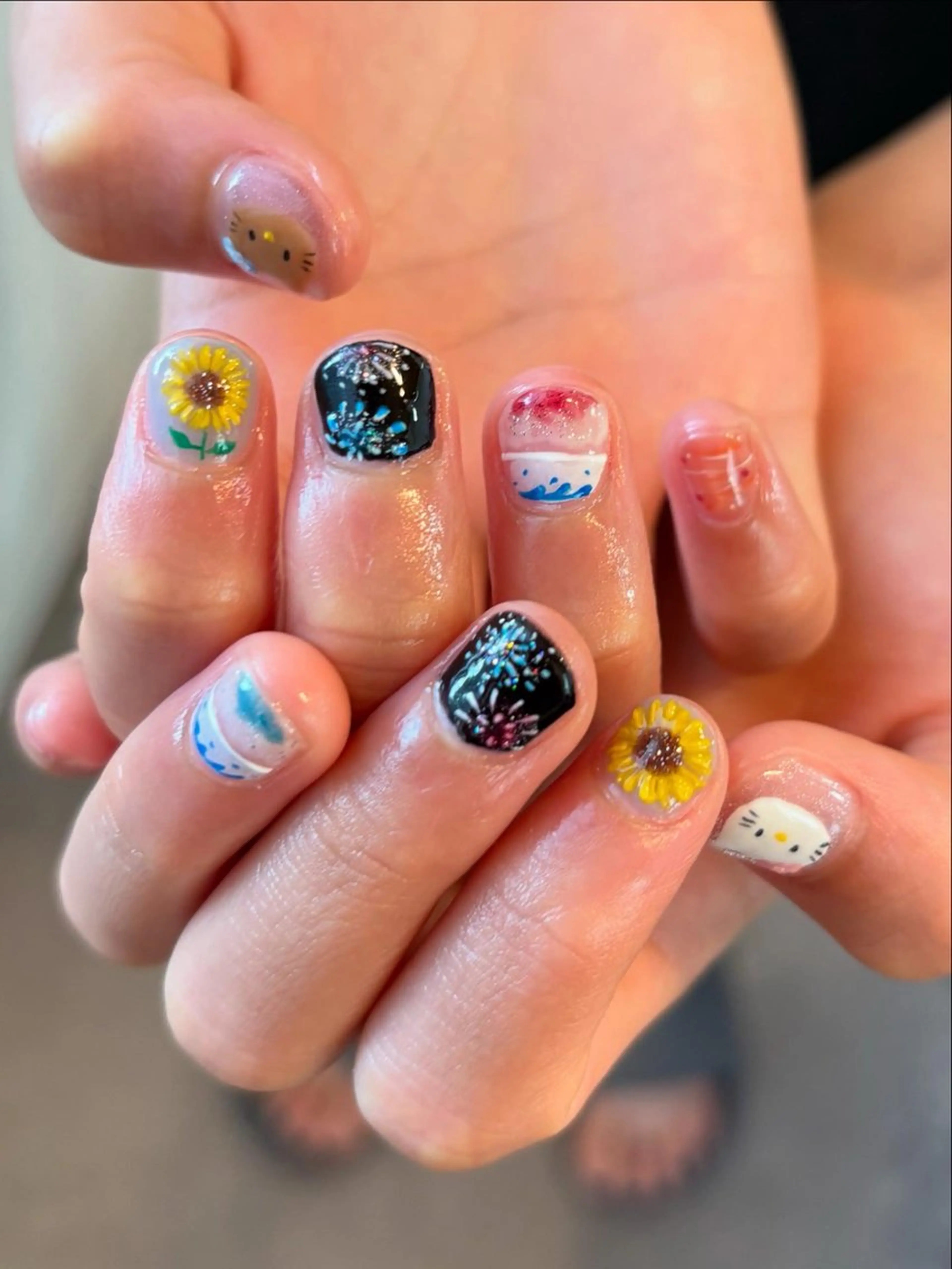 ネイル 🌲🌳🚪iiit o🌲🌳🌲のネイルデザイン