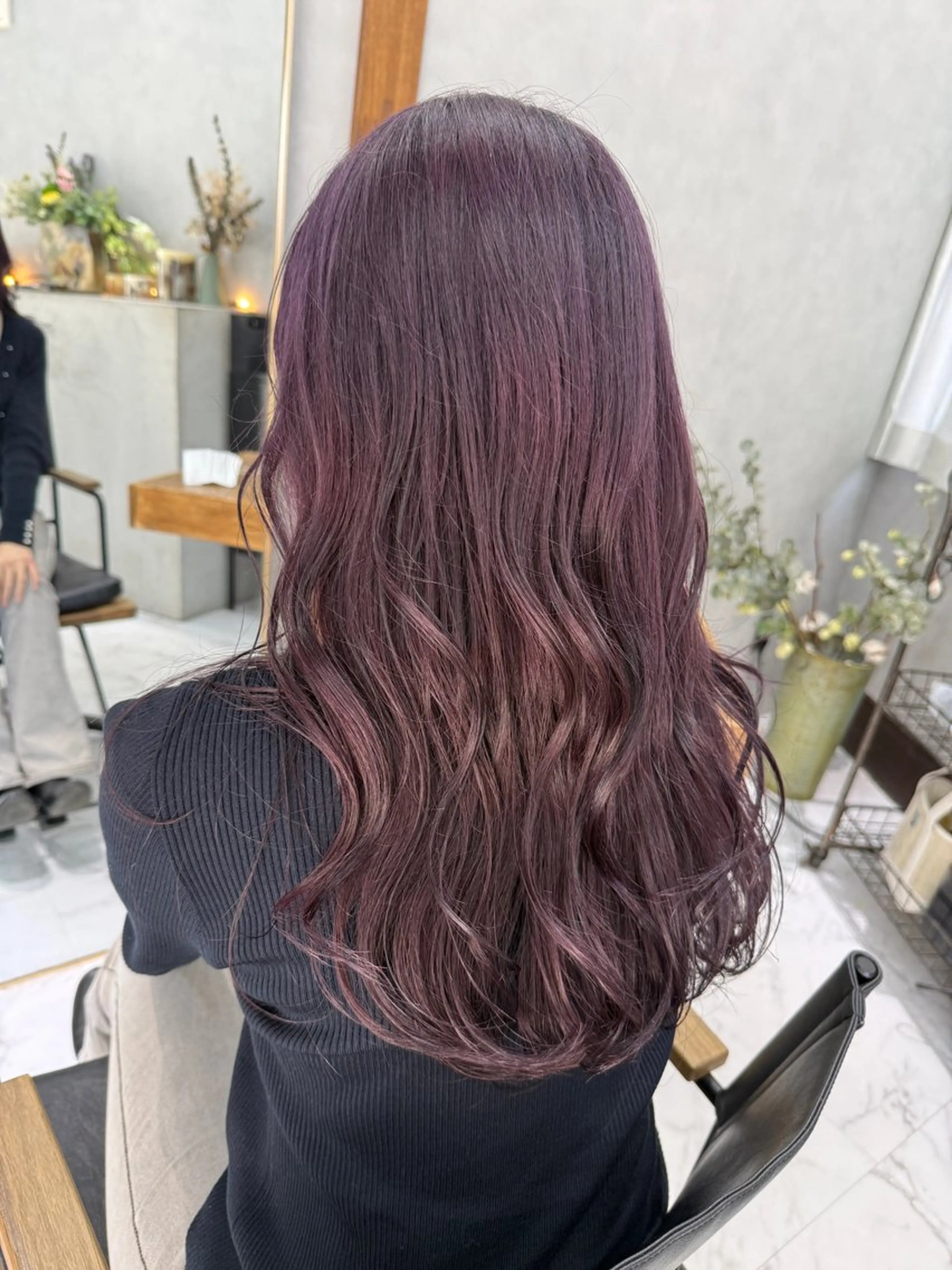 ロング カラー カット ヘアカラー トリートメント 透明感カラー/パーマ 🌀アオノのヘアスタイル