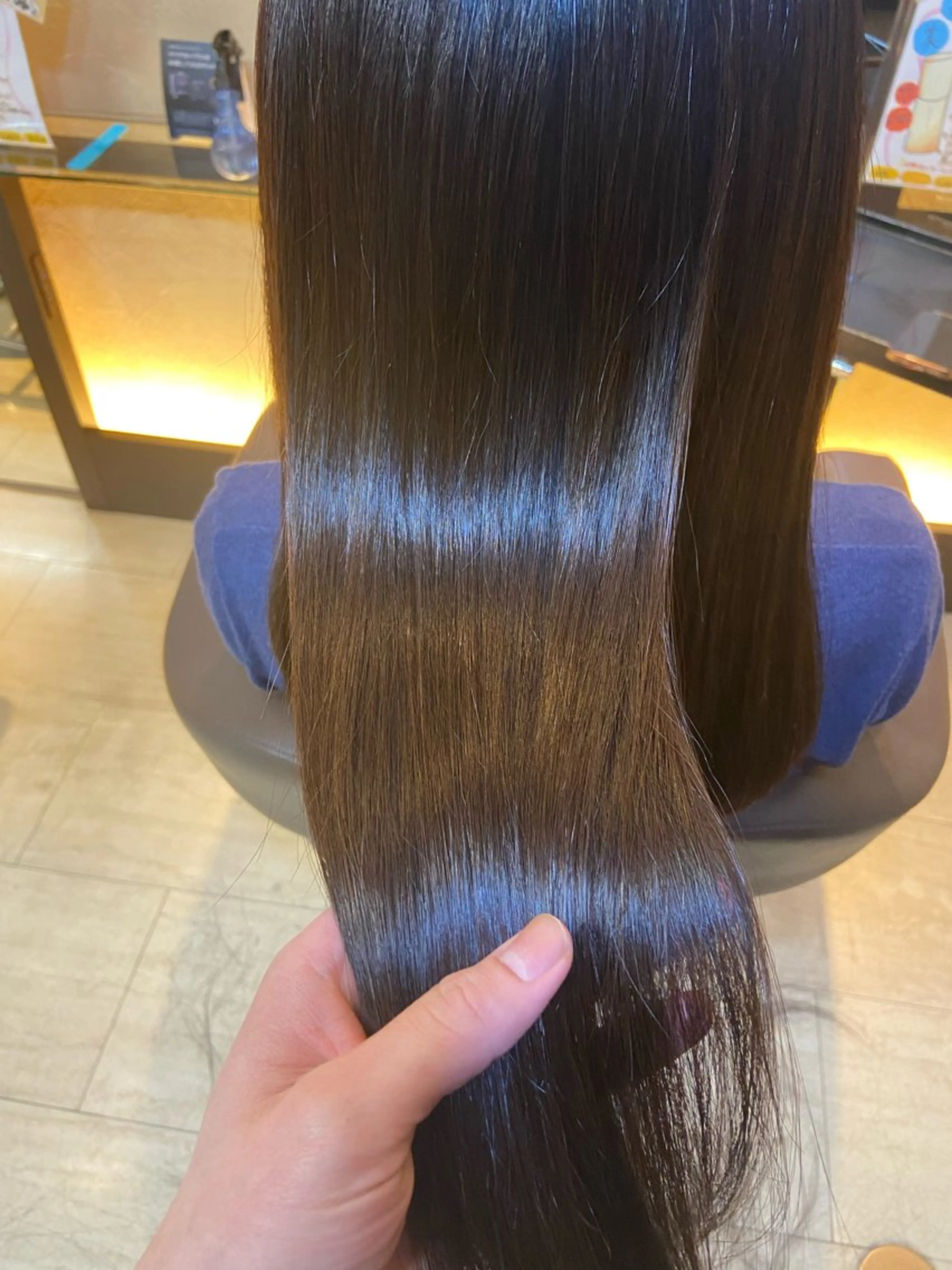 ロング 縮毛矯正 レイヤーボブ/ 髪質改善/佐々木駿弥のヘアスタイル