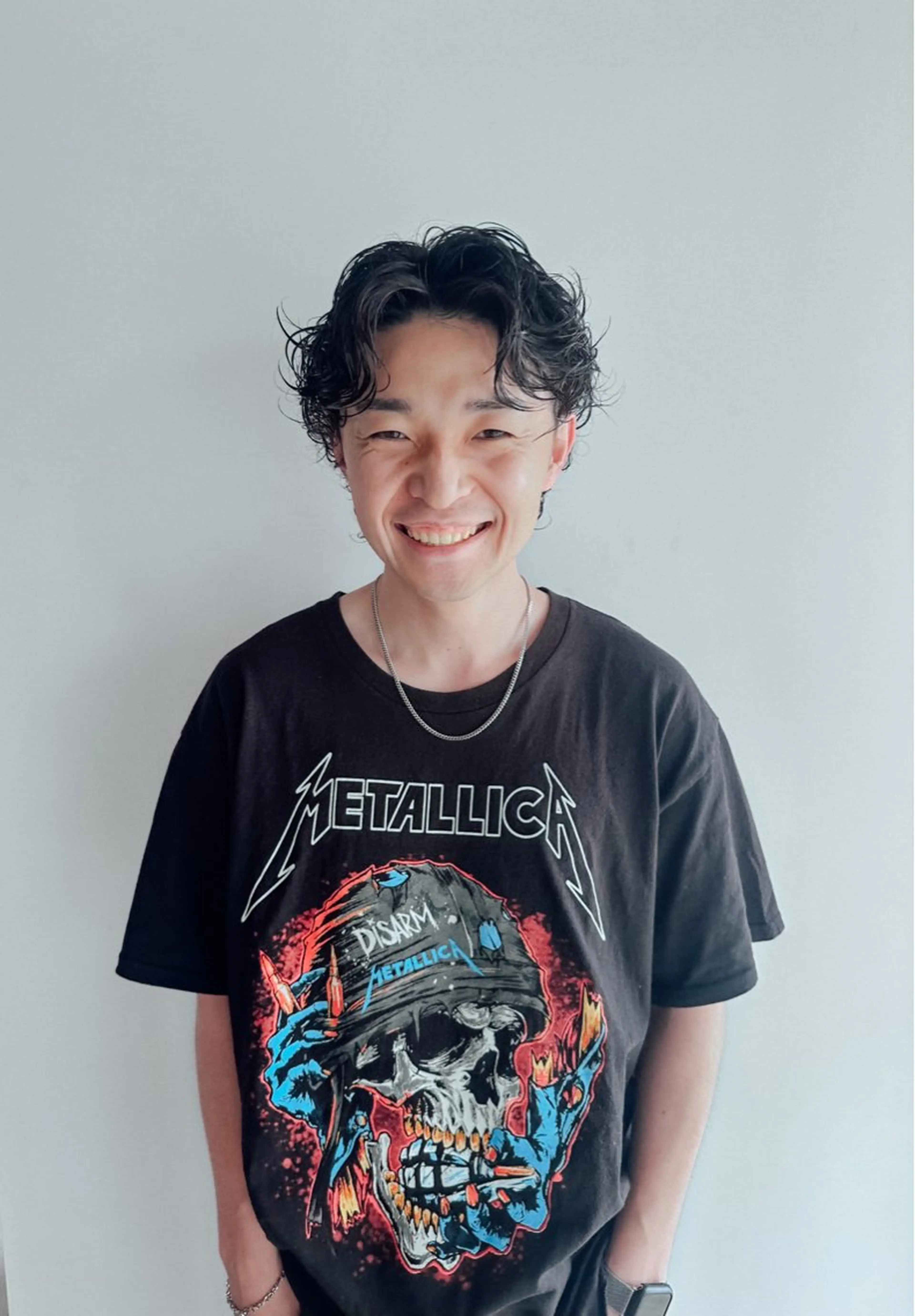 パーマ メンズ メンズパーマ ニュアンスパーマ コテ巻き風パーマ レイヤーカット ぱるのヘアスタイル