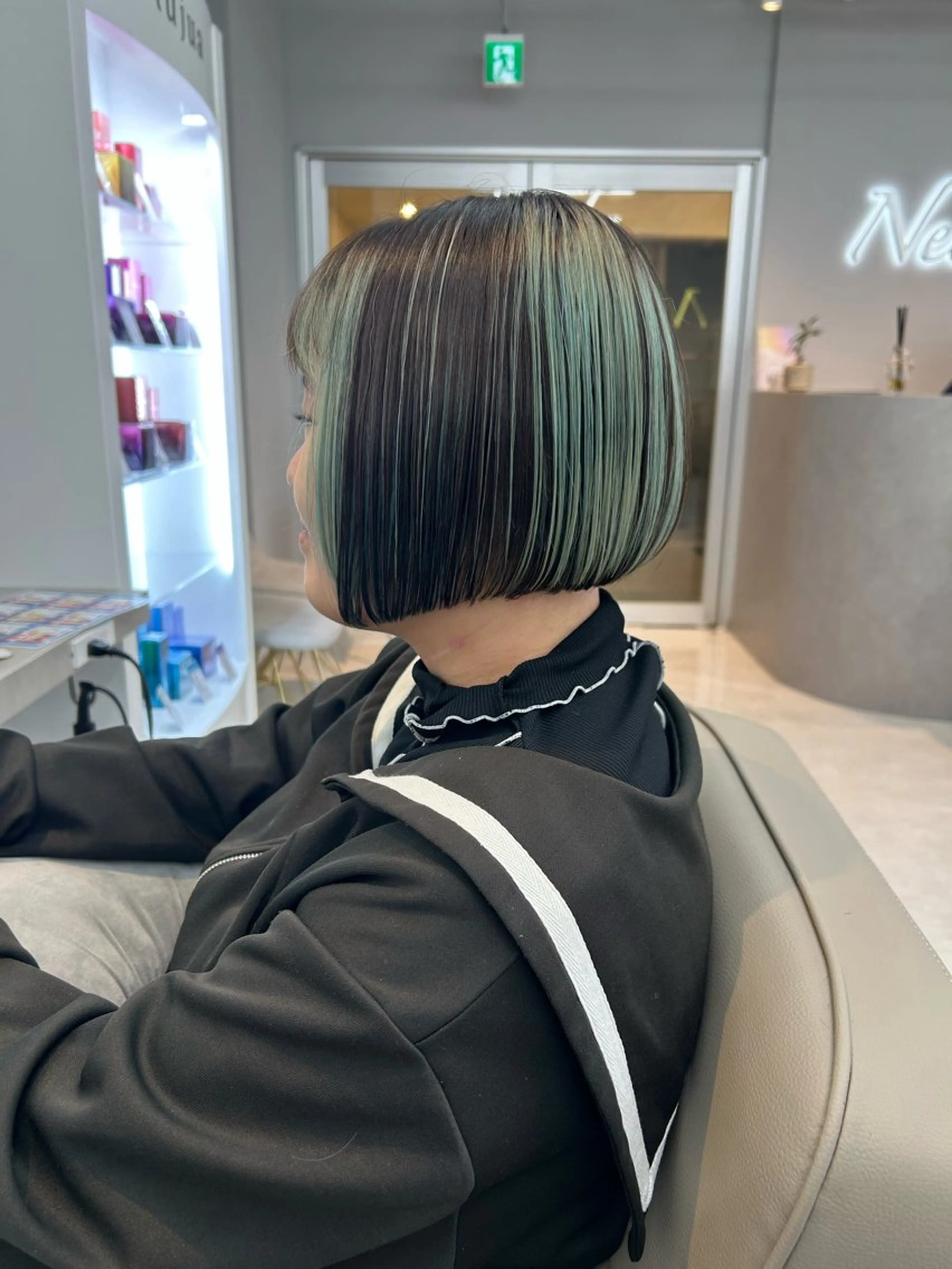 ショート カラー 山﨑 燦人のヘアスタイル