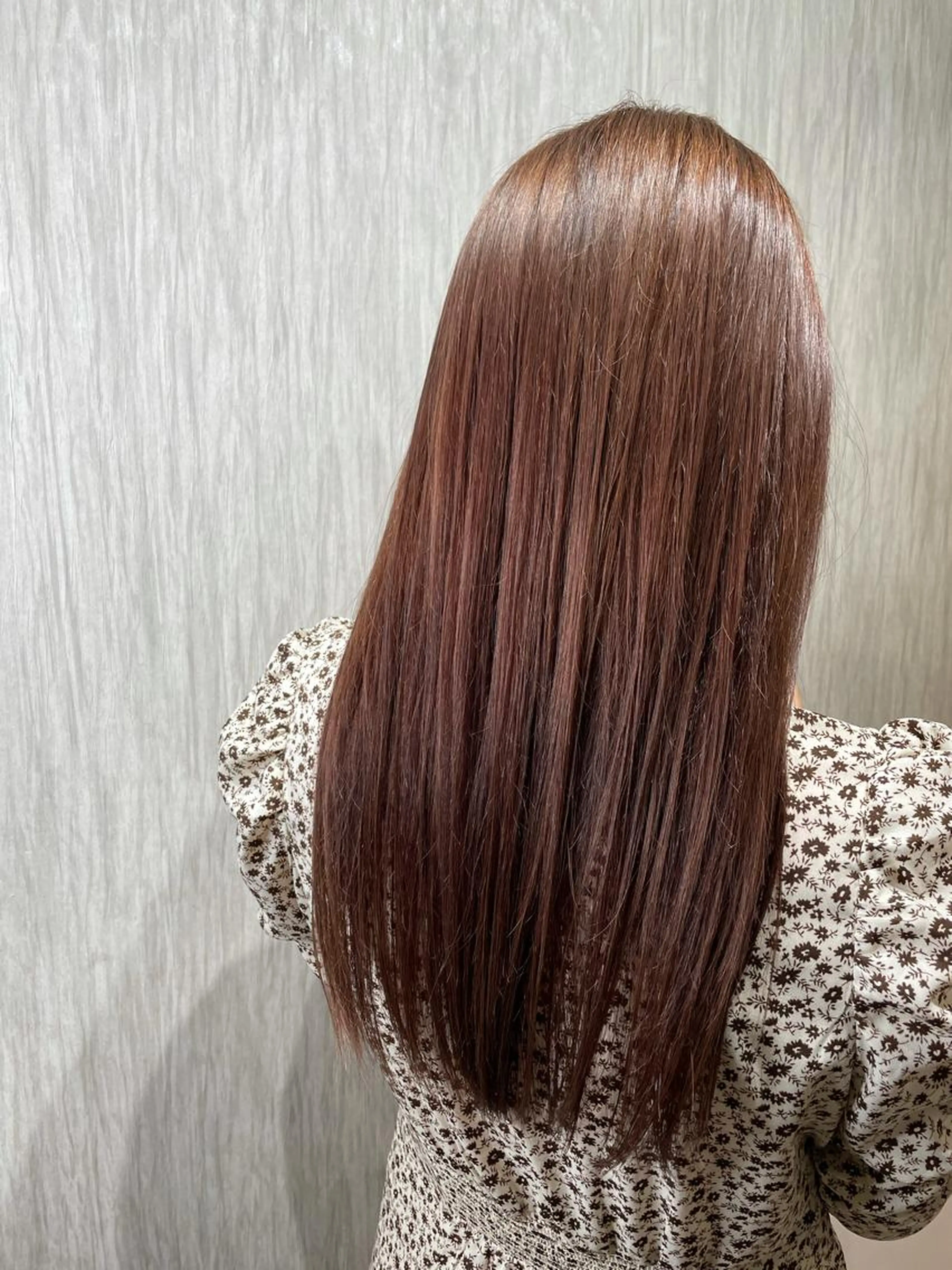 【💡U24限定💡】メンテナンスカット✂️+透明感カラー✨+超音波アイロン&TOKIO Limited🥇(髪質改善)の写真