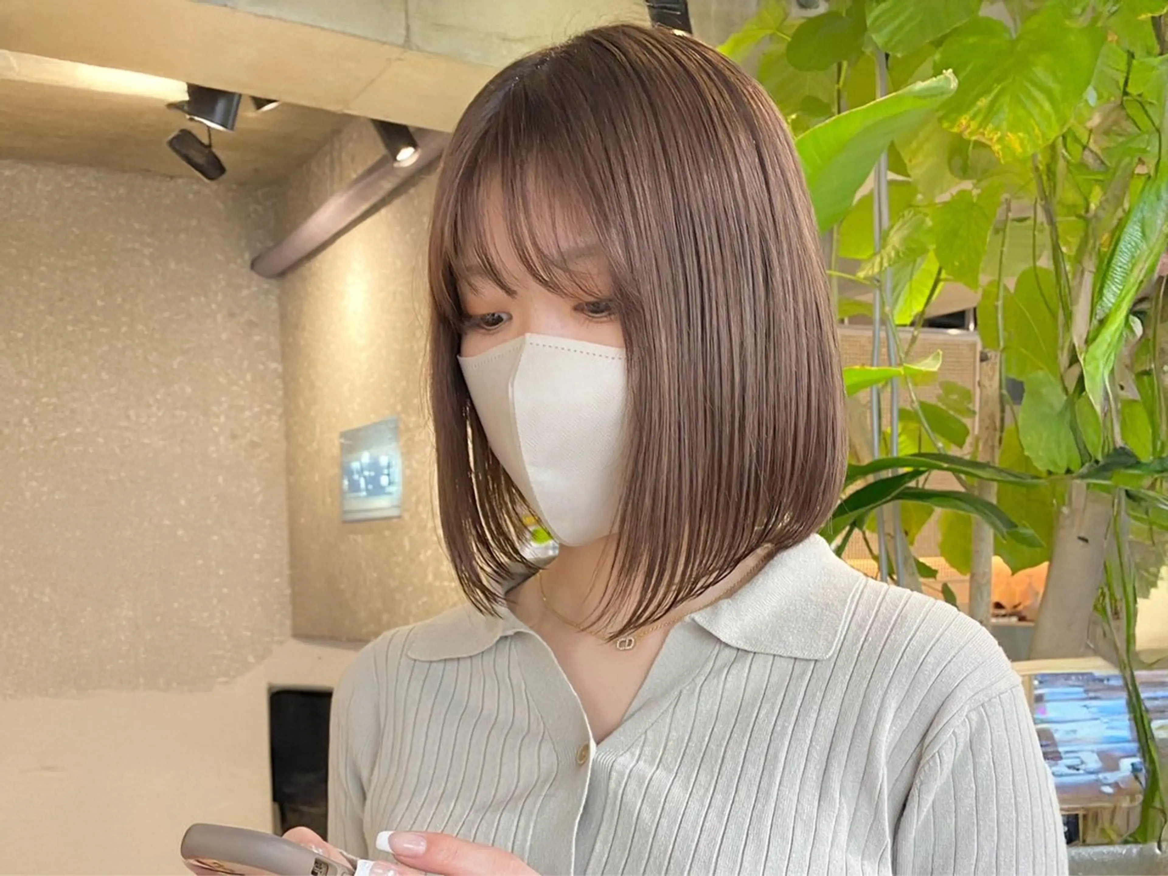カラー techné所属・塔尾 真那のヘアスタイル