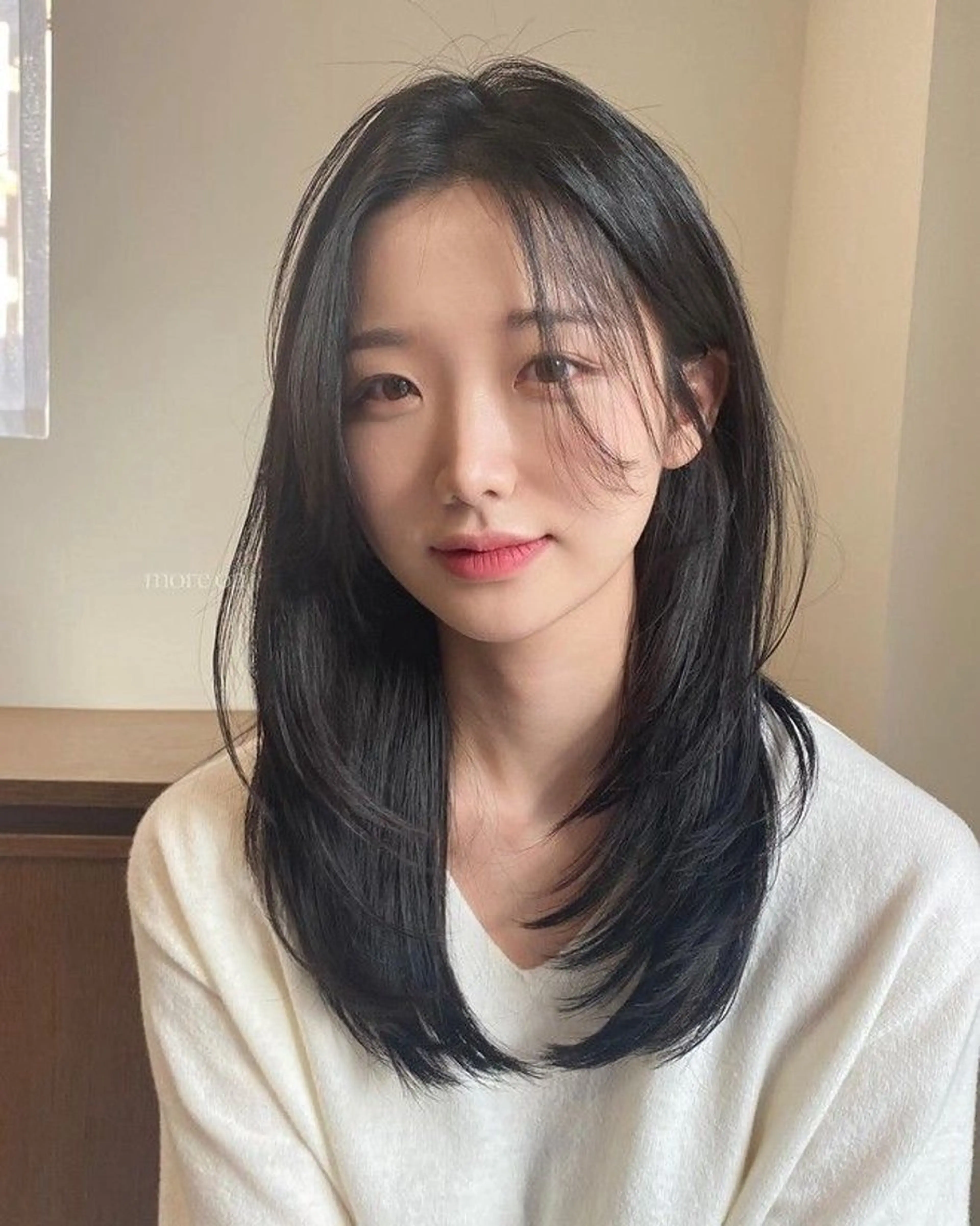 ロング カラー カット ヘアカラー トリートメント 表参道/赤み無し 透明感 colorのヘアスタイル