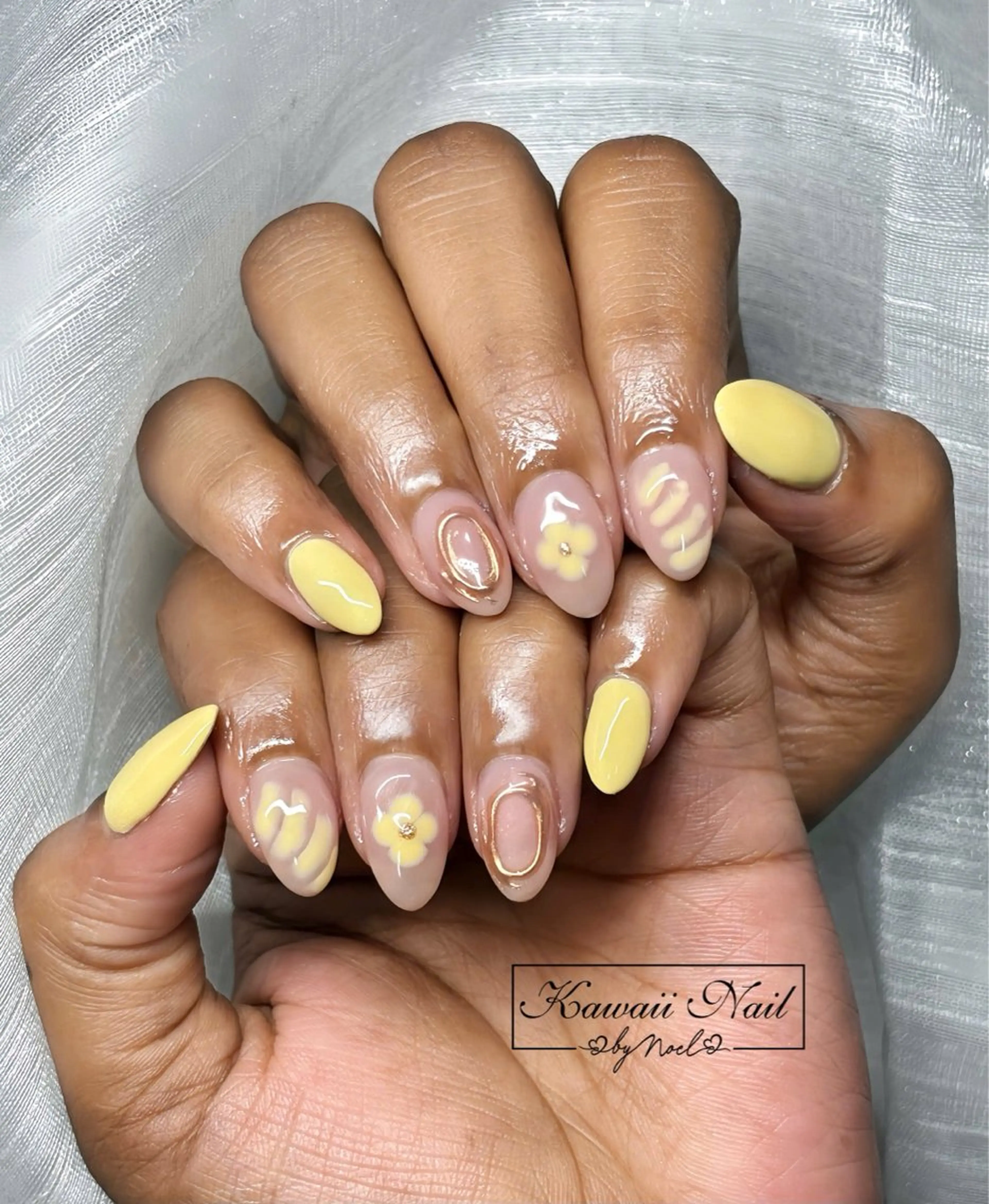 ネイル アートネイル フットネイル フレンチネイル ジェルネイル 韓国ネイル Kawaii Nail Salon所属・YURI NAIL NARITAのネイルデザイン