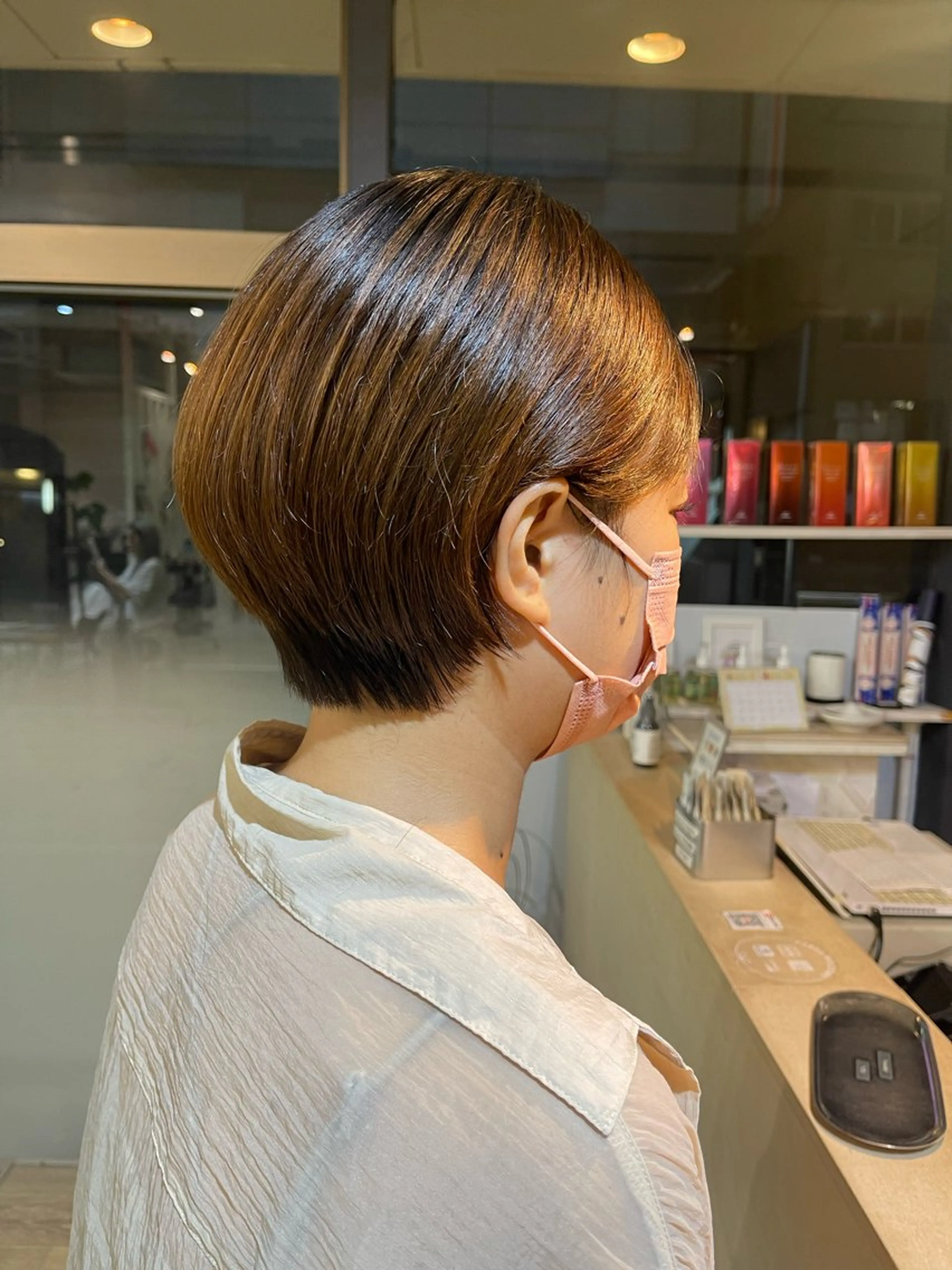ショート 米元 春奈のヘアスタイル