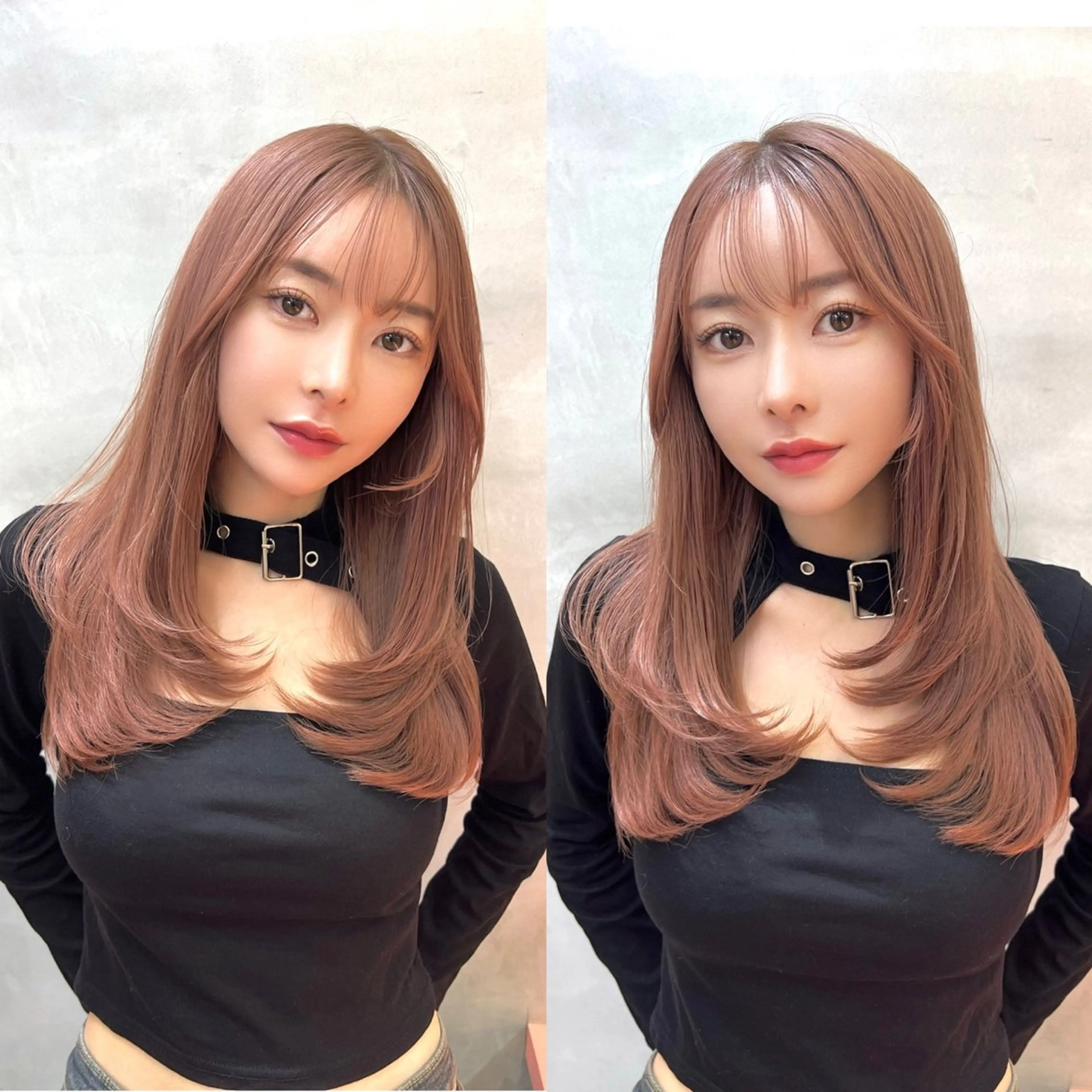 ロング カラー カット ヘアカラー トリートメント レイヤーカット /透明感カラー西田のヘアスタイル