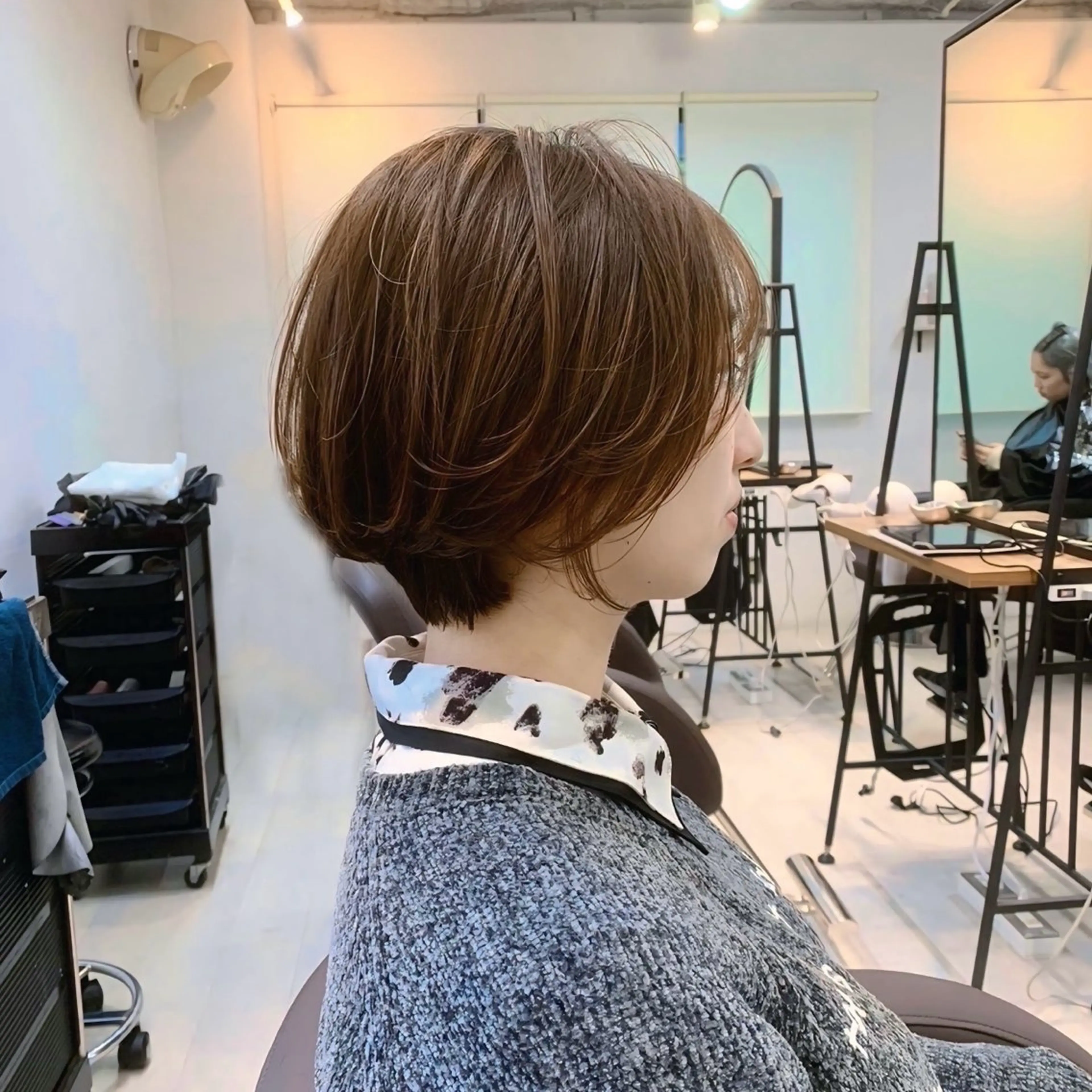 ショート カラー カット ヘアカラー トリートメント 前田 健太のヘアスタイル