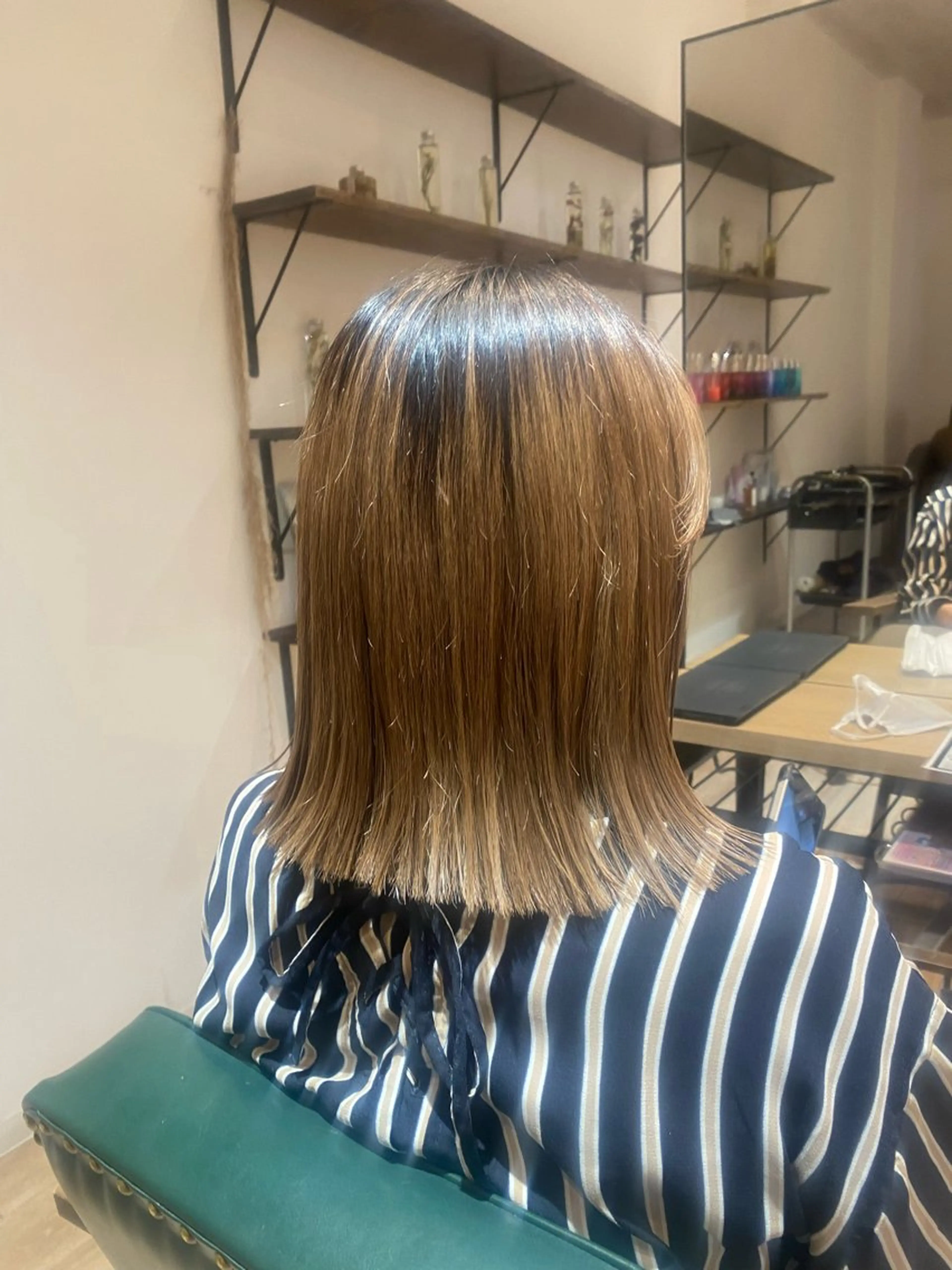 ミディアム カット 🪞艶カラー/ボブ/ 矯正/高橋亜実🪞のヘアスタイル
