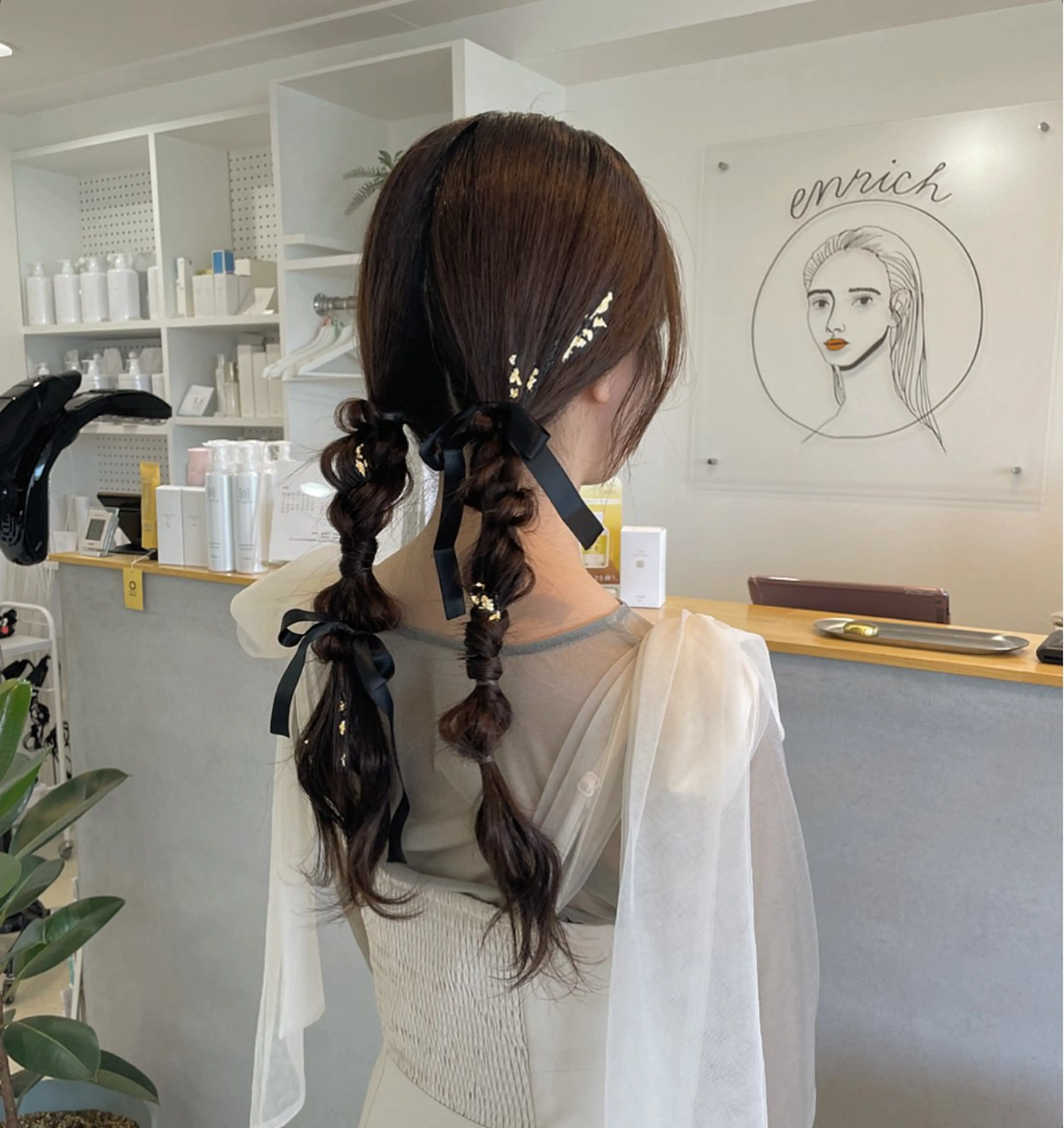ロング ヘアセット 前川 瑞希のヘアスタイル