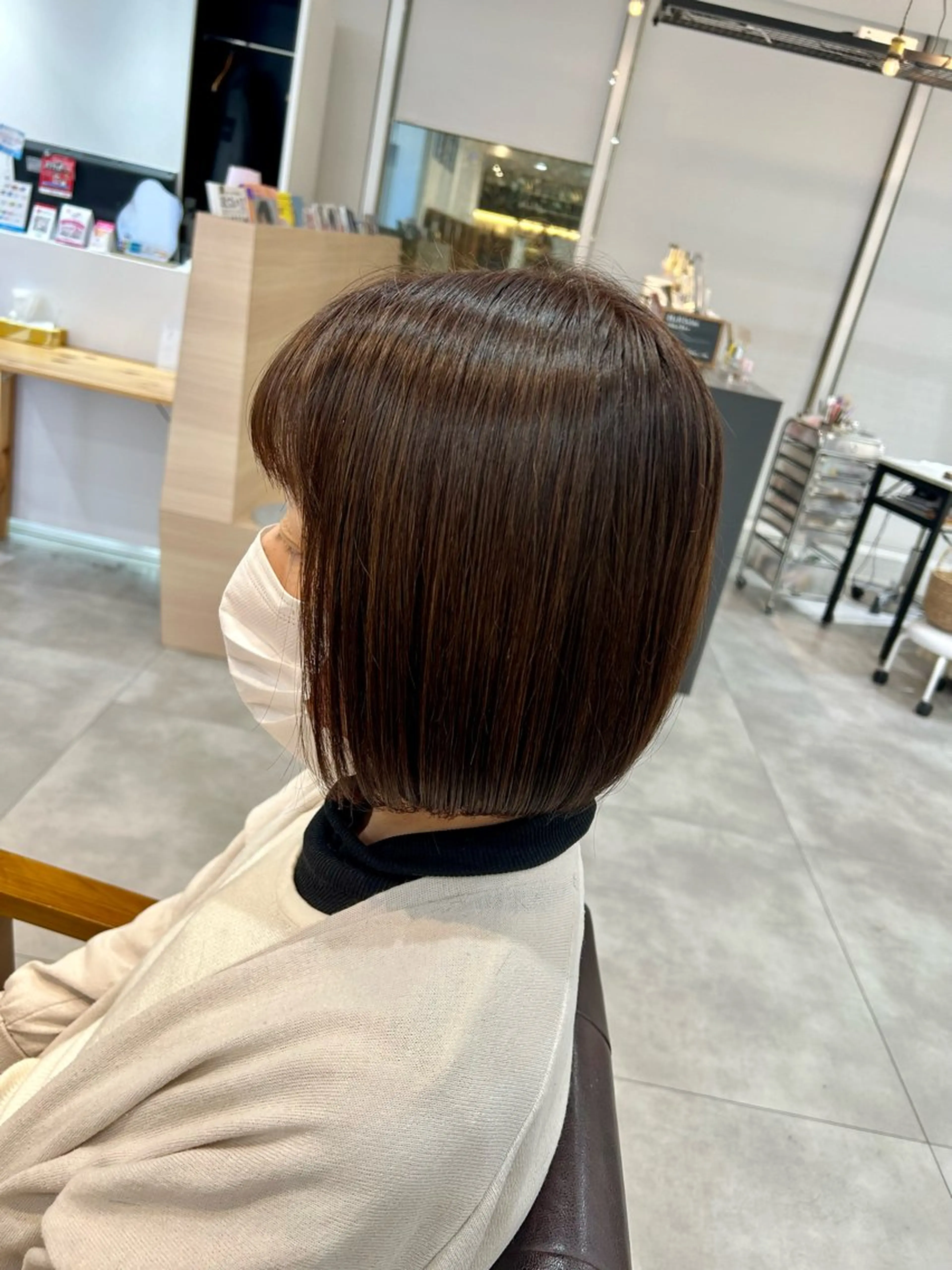 ミディアム カラー lico×little大通所属・あみ 🐷のヘアスタイル